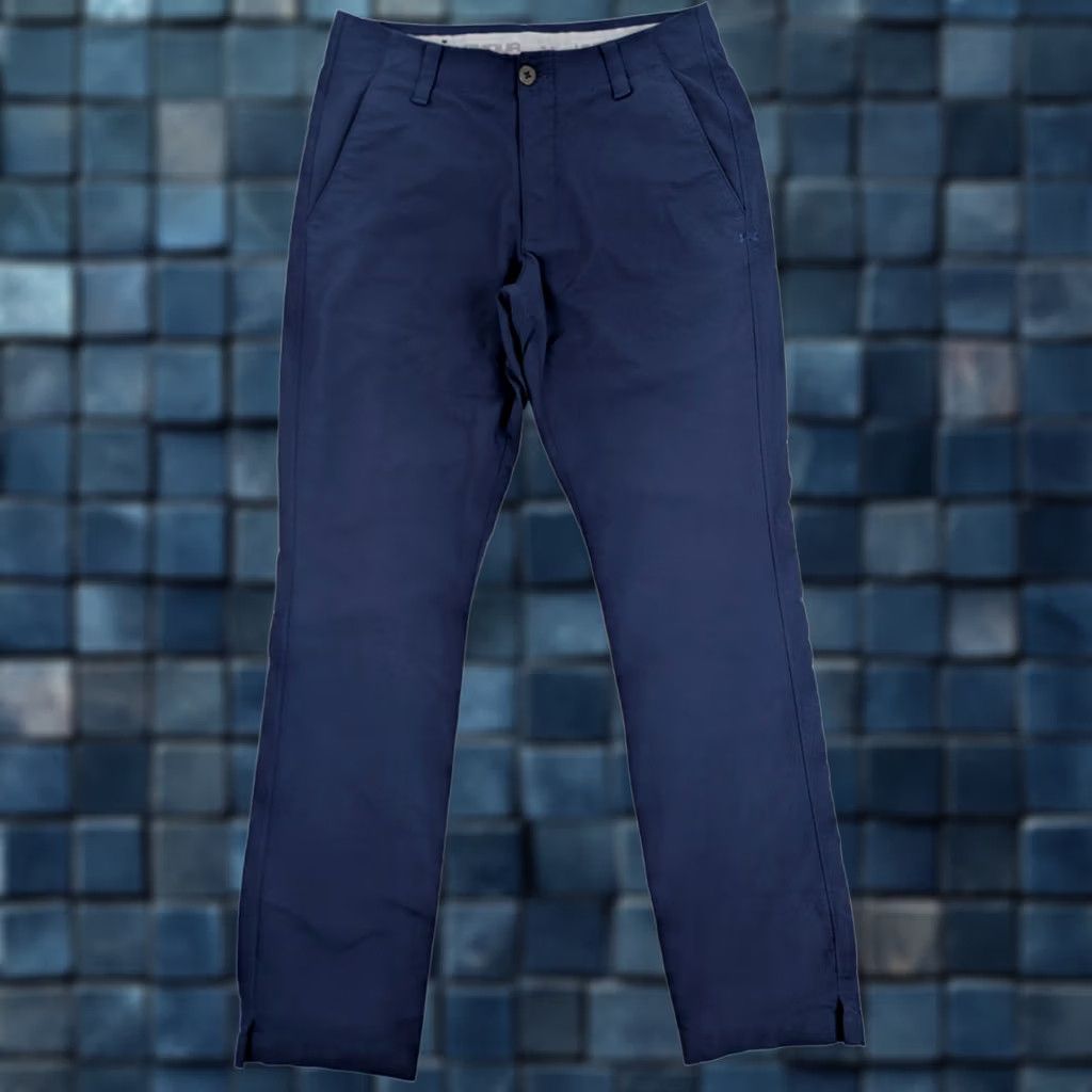 Under Armour Under Armour Golf Performance Pants Men 30x31 Navy Blue Straight Pants Mens Golf Performance Navy Blue Straight 30x31 Size US 30 / EU 46 - 1 Thumbnail