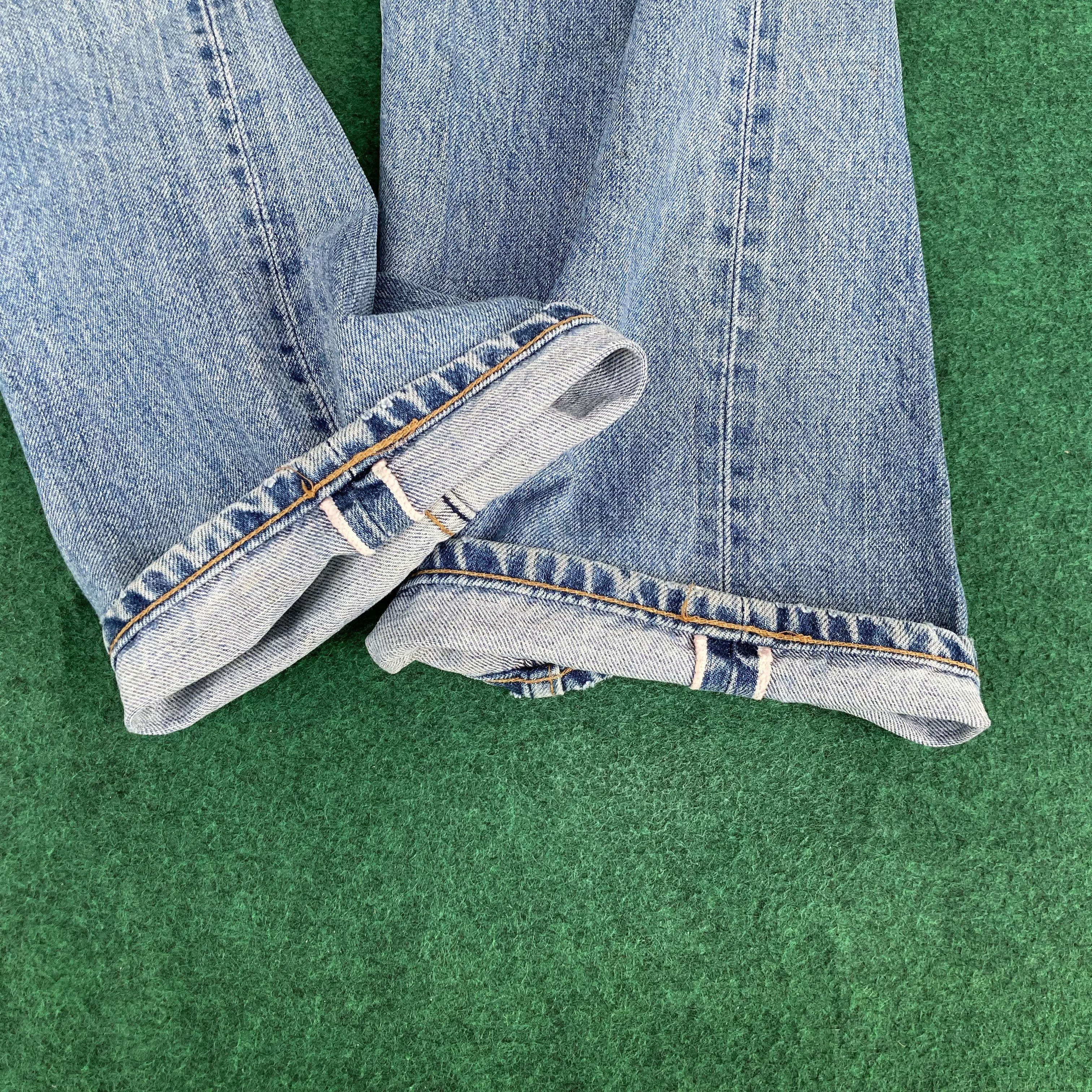 Levi's 28x35.5 Vintage Levis 503 Redline Selvedge Denim Blue Jeans Size US 28 / EU 44 - 11 Thumbnail