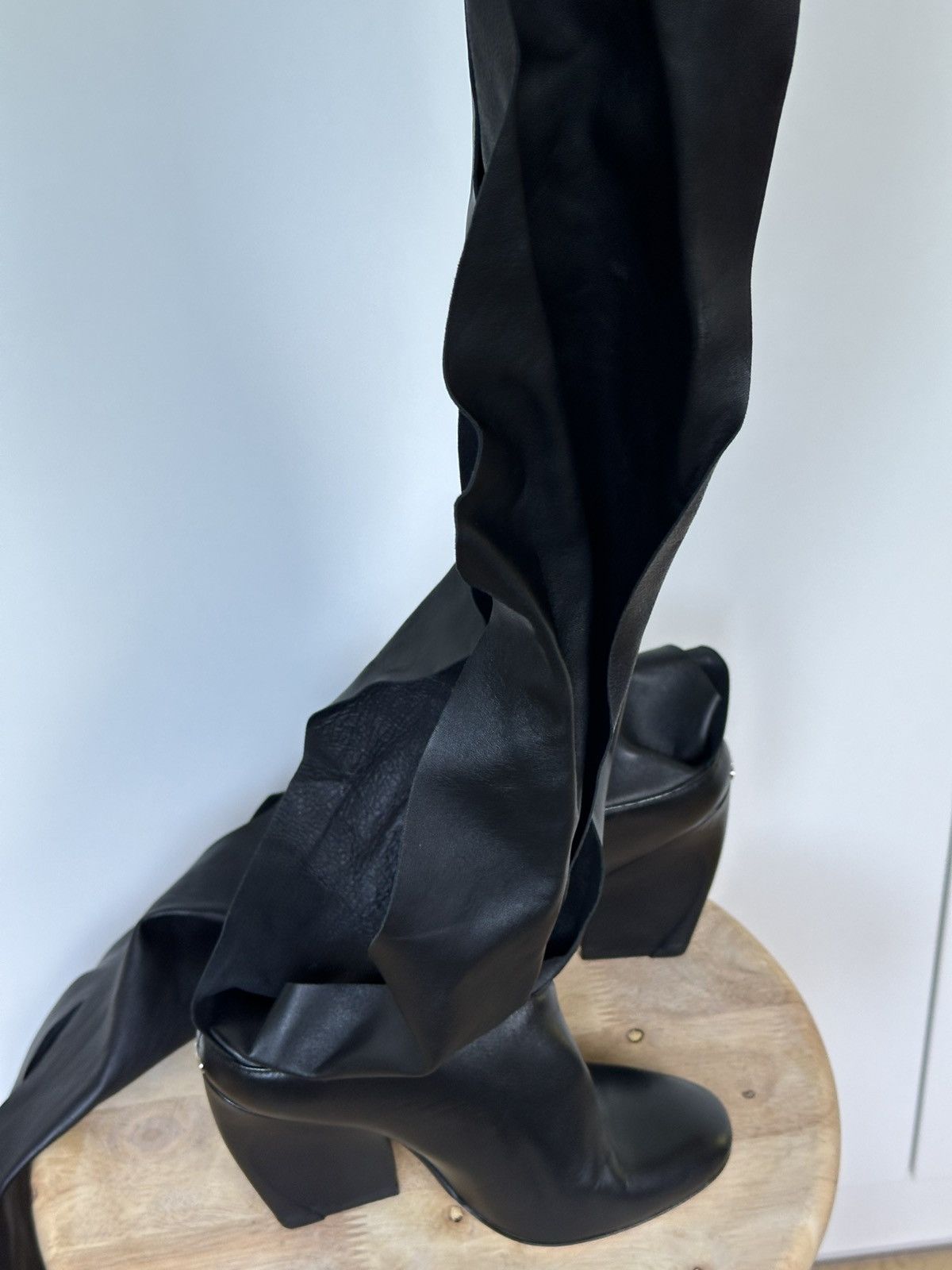 Designer × Dior Dior leather tied boots Rare Size US 5 / IT 35 - 15 Thumbnail