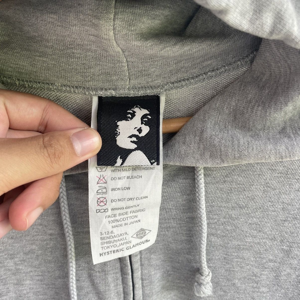 Hysteric Glamour × Vintage Vintage hysteric glamour big star hoodie zipper Size US L / EU 52-54 / 3 - 4 Thumbnail