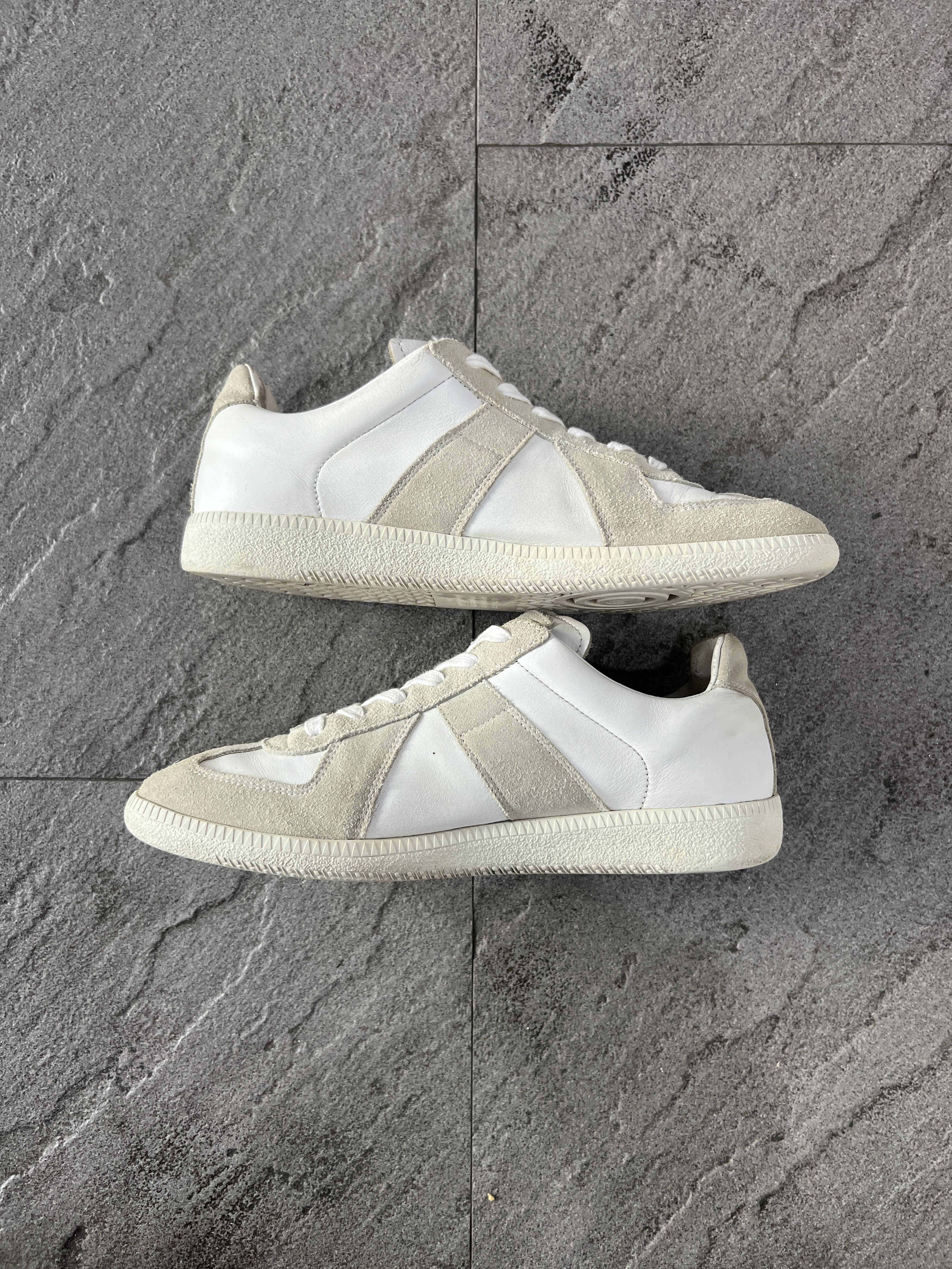 Maison Margiela Maison Margiela Replica GAT Low Top Sneaker White Cream EU39 Size US 9 / IT 39 - 4 Thumbnail