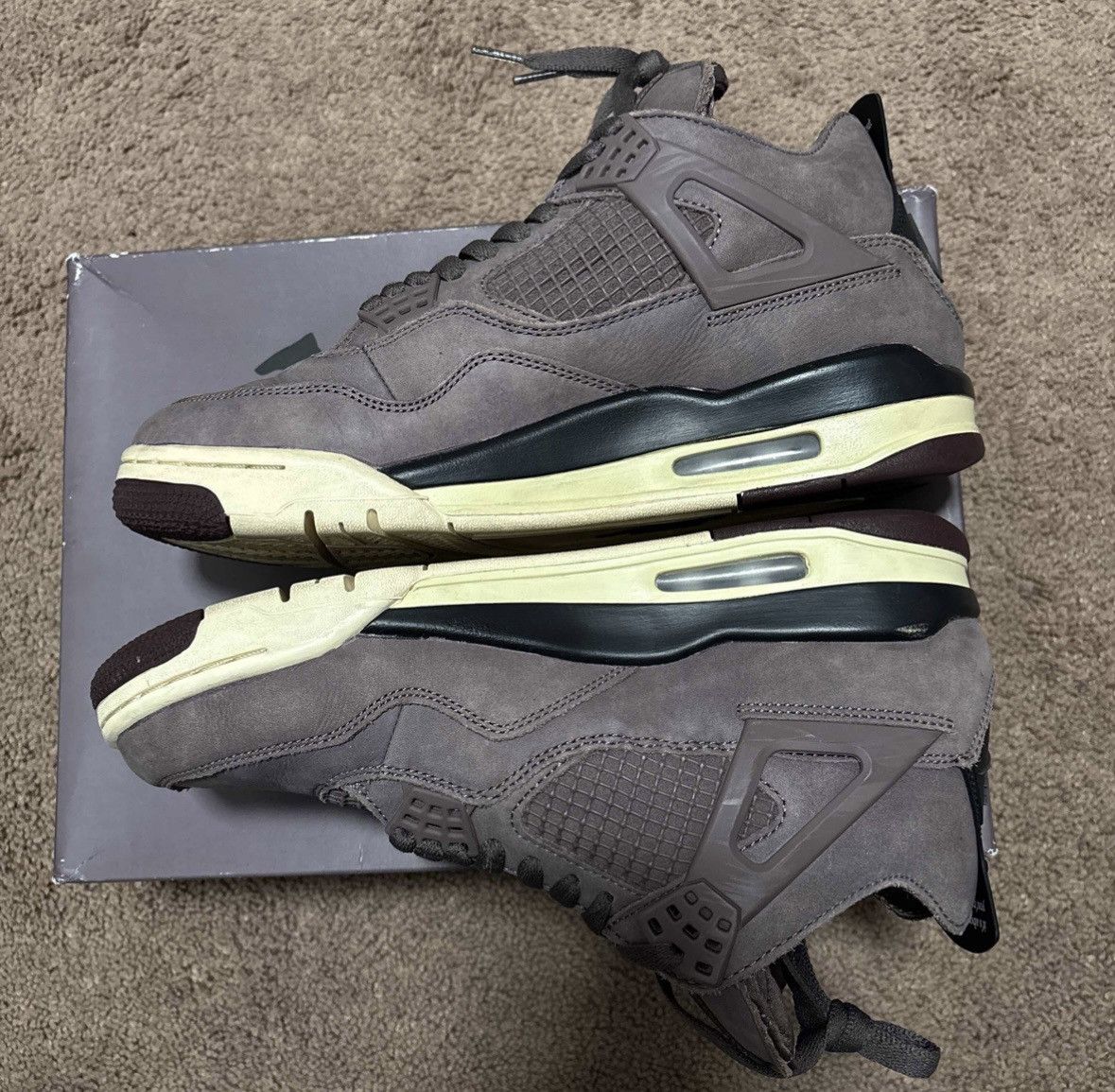 A Ma Maniere × Jordan Brand 2022 A Ma Maniere x Air Jordan 4 Retro 'Violet Ore' Size US 8.5 / EU 41-42 - 2 Thumbnail