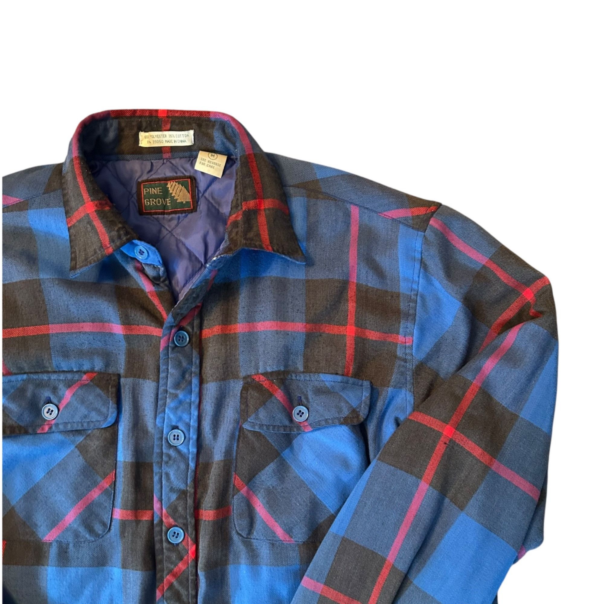 Vintage Vintage Pine Grove Insulated Plaid Quilted Flannel Workwear Size US M / EU 48-50 / 2 - 2 Thumbnail