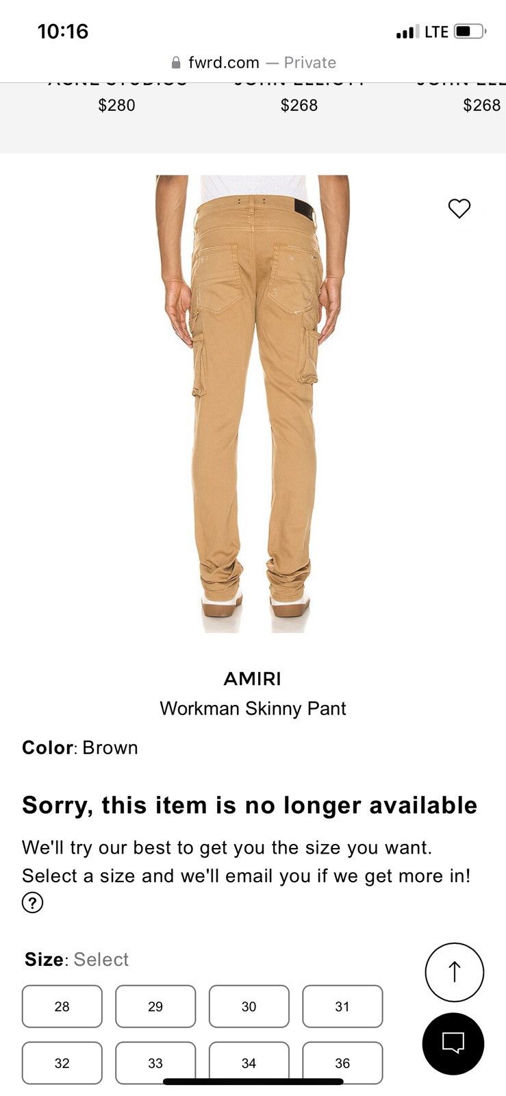Amiri Amiri Workman Pants LIMITED EDITION Size US 30 / EU 46 - 6 Thumbnail