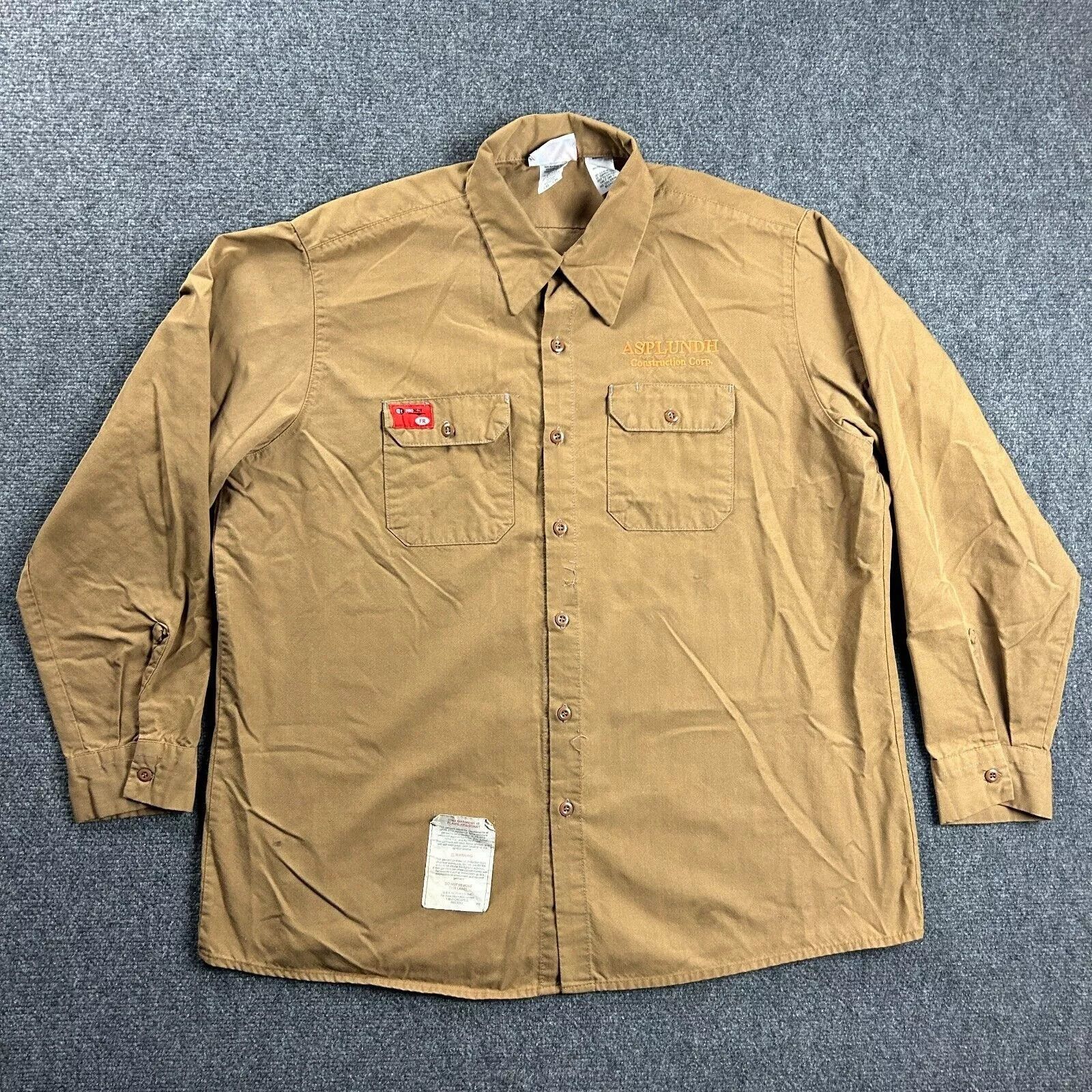 Other GlenGuard FR Shirt Mens 2XL Khakis Workwear Flame Resistant Size US XXL / EU 58 / 5 - 1 Thumbnail