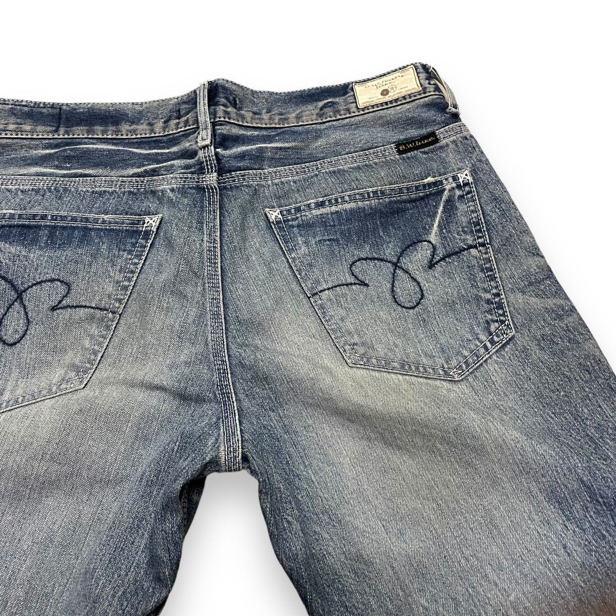 Blue Blue Japan VINTAGE BLUE WAY DISTRESSED DENIM PANTS Size US 32 / EU 48 - 9 Thumbnail