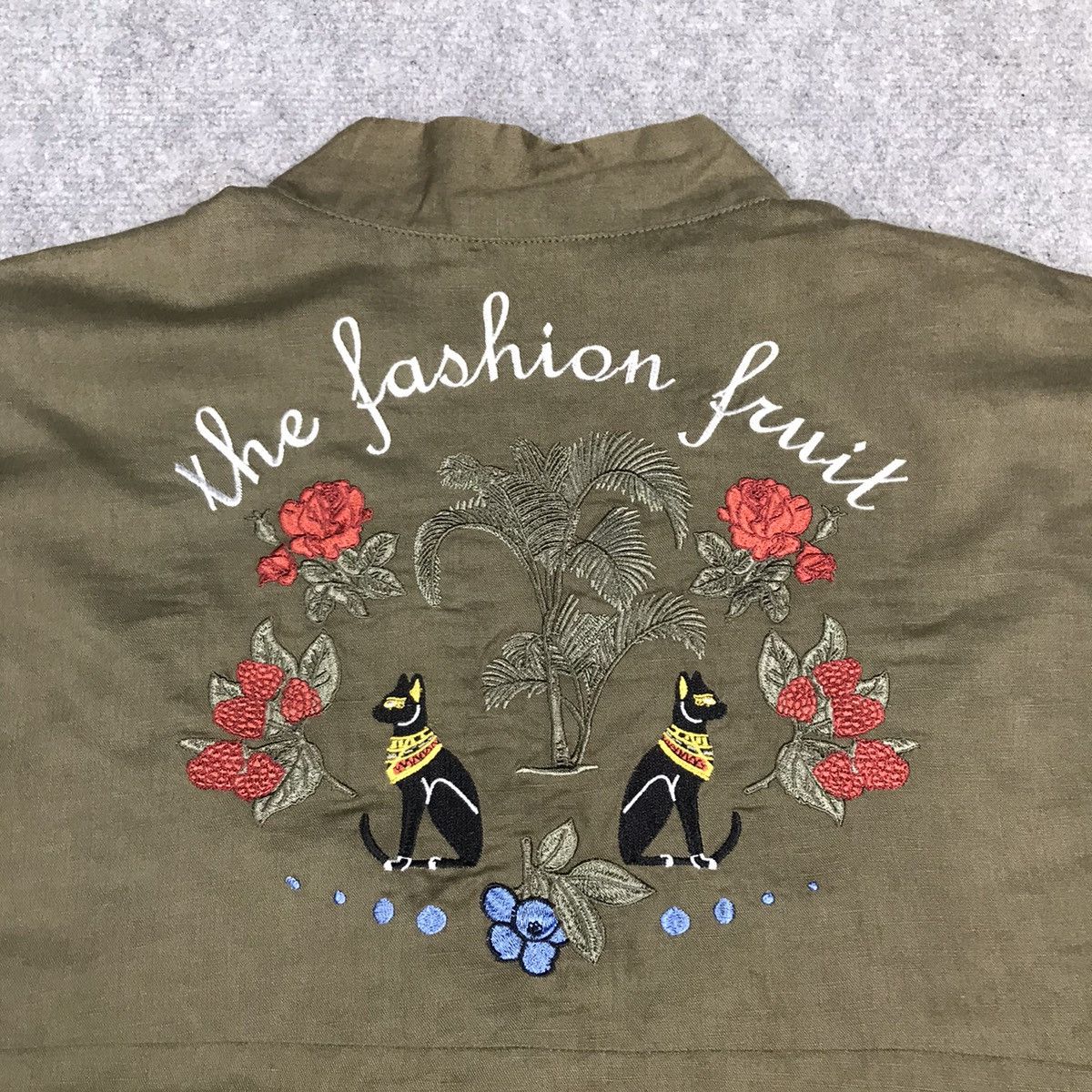 Japanese Brand × Zara ZARA MAN DENIM KIMONO JAPAN STYLE EMBROIDERY DESIGN Size US L / EU 52-54 / 3 - 7 Thumbnail
