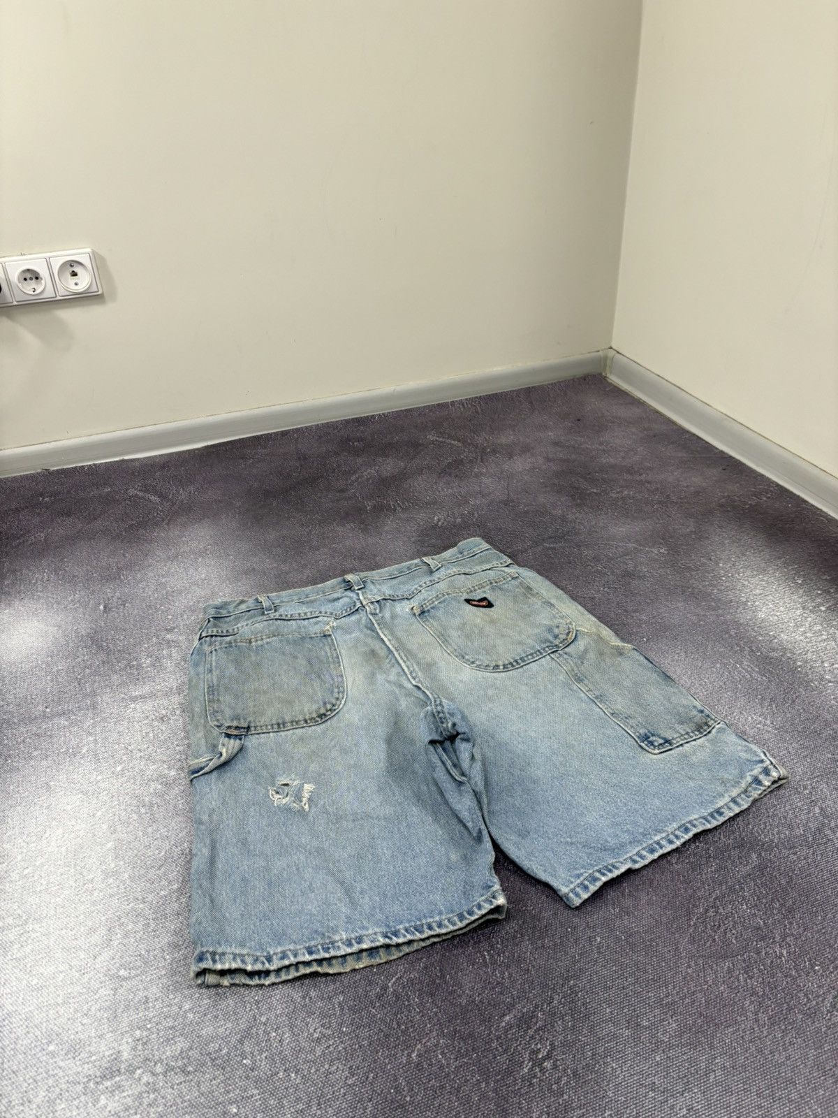 Dickies Vintage Dickies Y2K Distressed Denim Baggy Shorts Jorts Size US 38 / EU 54 - 4 Thumbnail