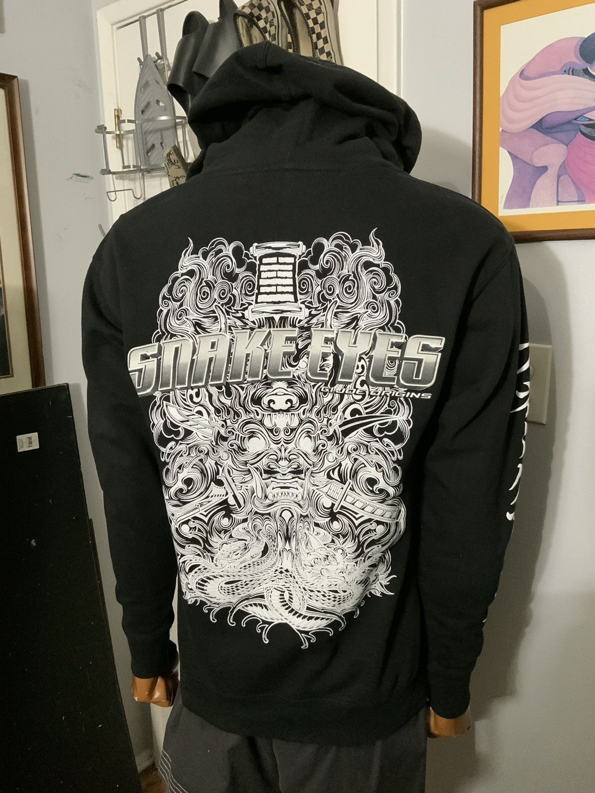 Other Lot Of 2 Dim Mak GI Joe Orgins Snake Eyes Steve Aoki Hoodie Size US M / EU 48-50 / 2 - 15 Thumbnail