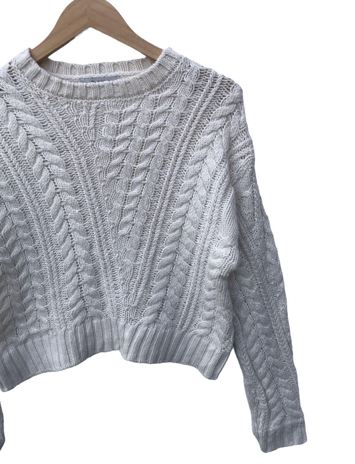 NANO universe Nano Universe Cropped Acrylic Knitwear Pullover Size M / US 6-8 / IT 42-44 - 4 Thumbnail
