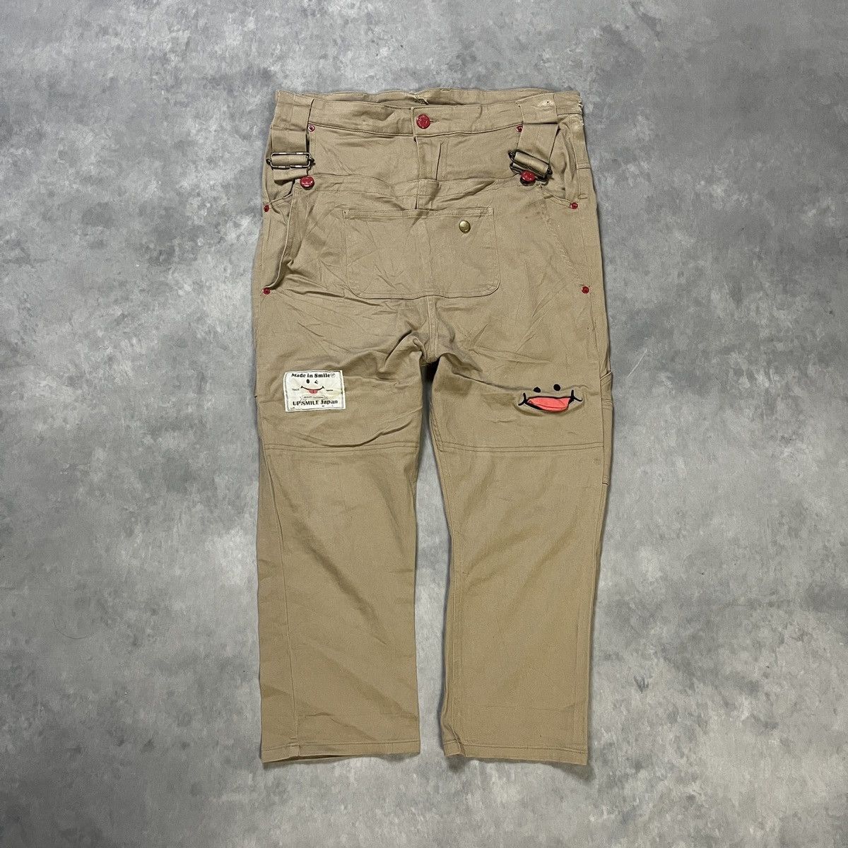 Japanese Brand 2000s UP! SMILE - Japan Utility Work Pants Archive Piece Size US 32 / EU 48 - 1 Thumbnail