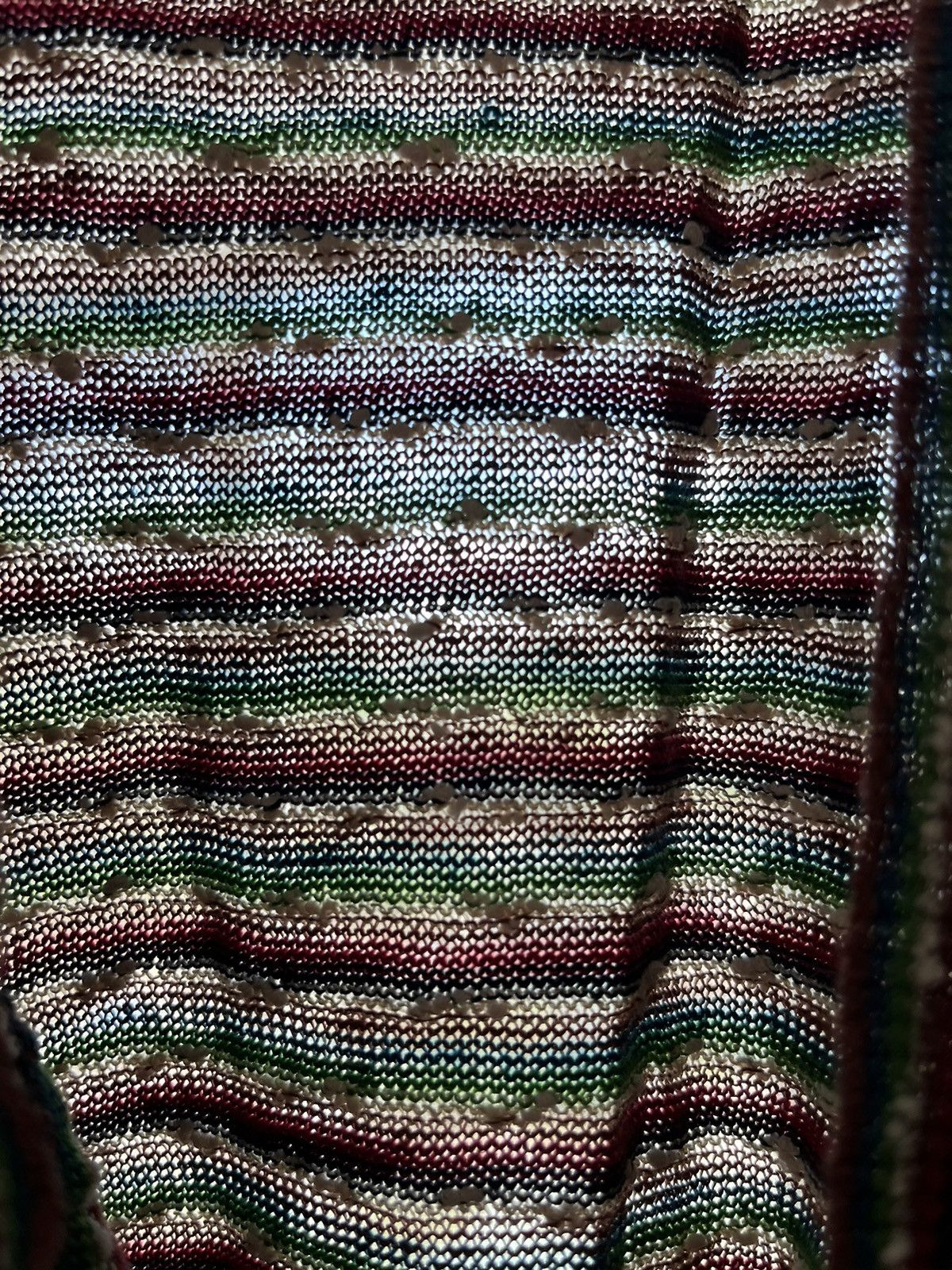 Missoni Vintage Missoni Sport Cotton Nylon Rayon Striped Knit Tee Size M / US 6-8 / IT 42-44 - 11 Thumbnail