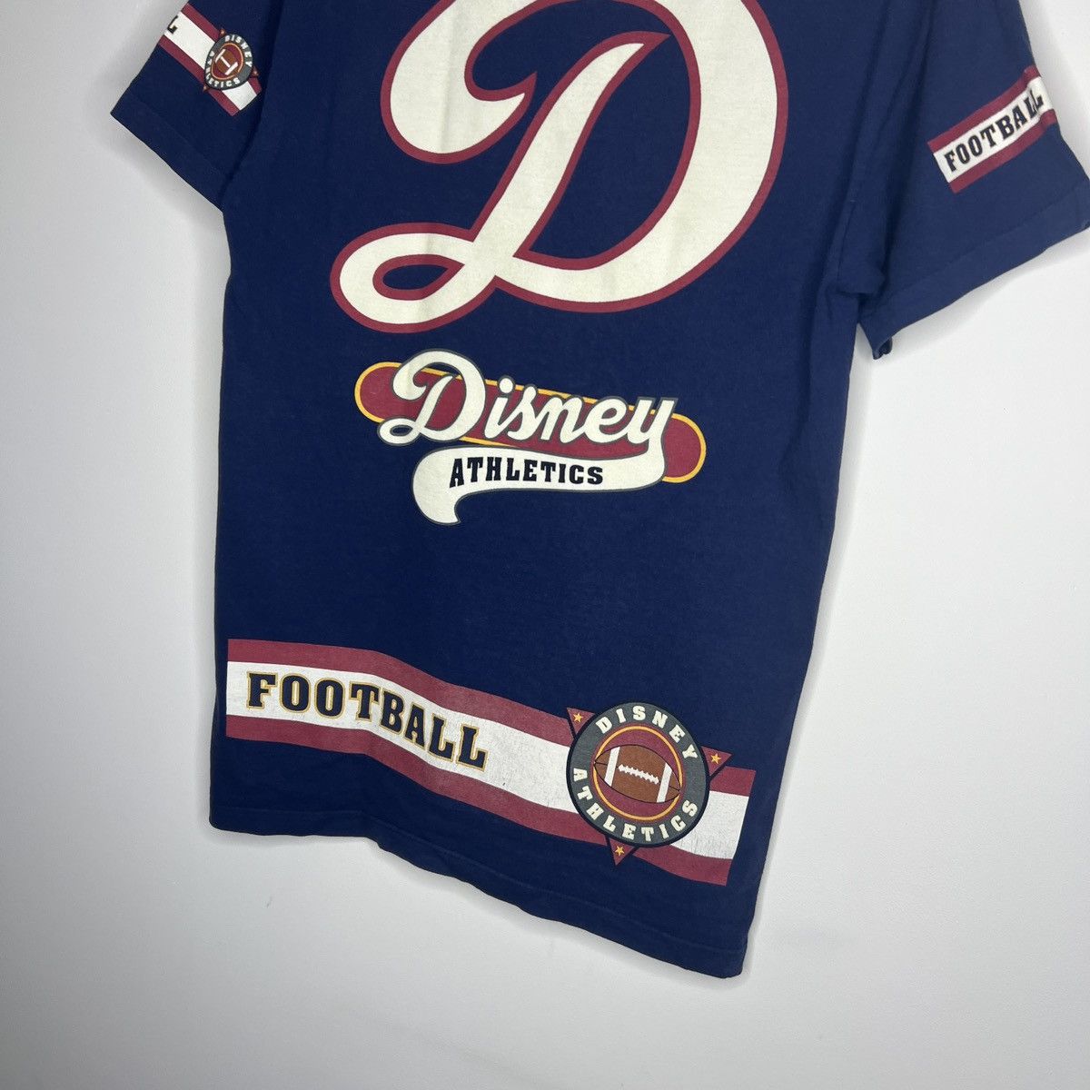 Disney × Mickey Inc × Vintage Vintage Disney Mickey Inc Mouse Athletics Football Tshirt Size US M / EU 48-50 / 2 - 10 Thumbnail