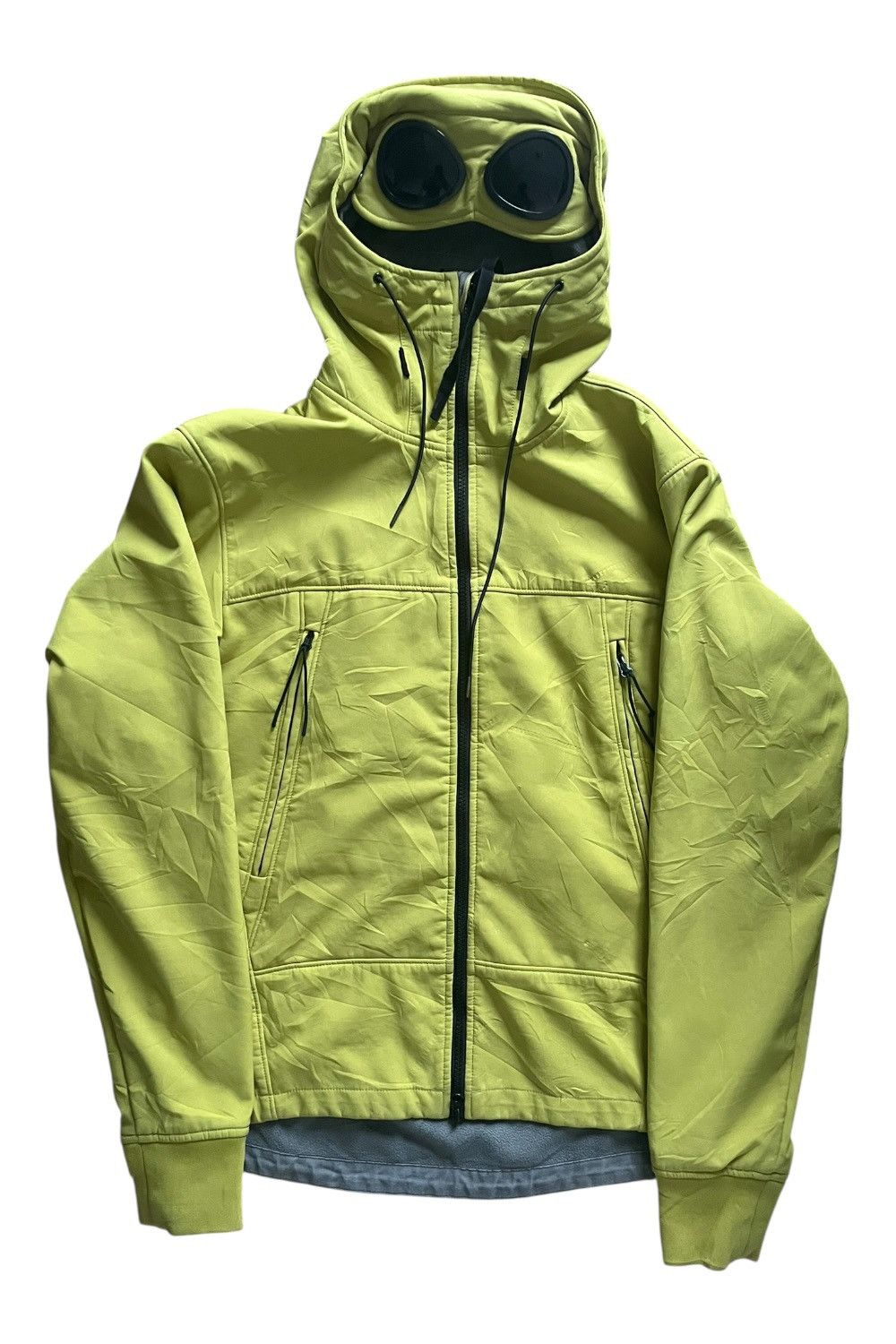 Cp company yellow jacket google streetwear luxury swag drip