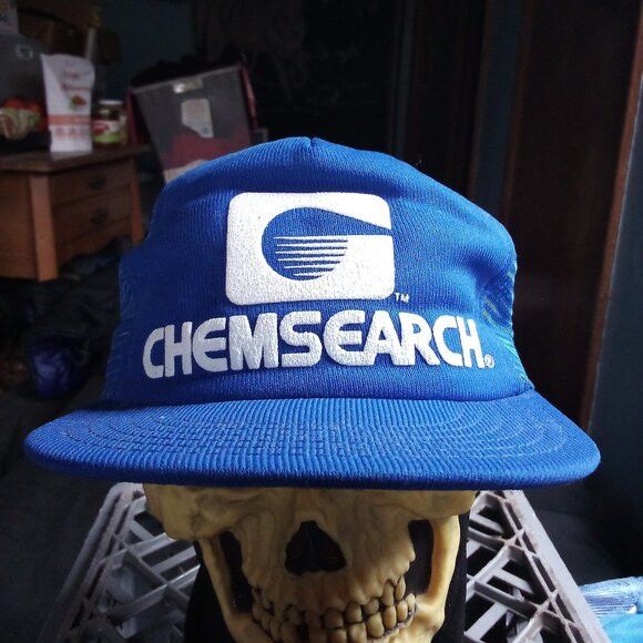 Other Deadstock Vintage Chemsearch Snap Trucker Hat Cap Size ONE SIZE - 1 Thumbnail