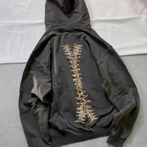 Other Punk Zip Up Hoodie Gothic Style Skeleton Size US XXL / EU 58 / 5 - 2 Thumbnail