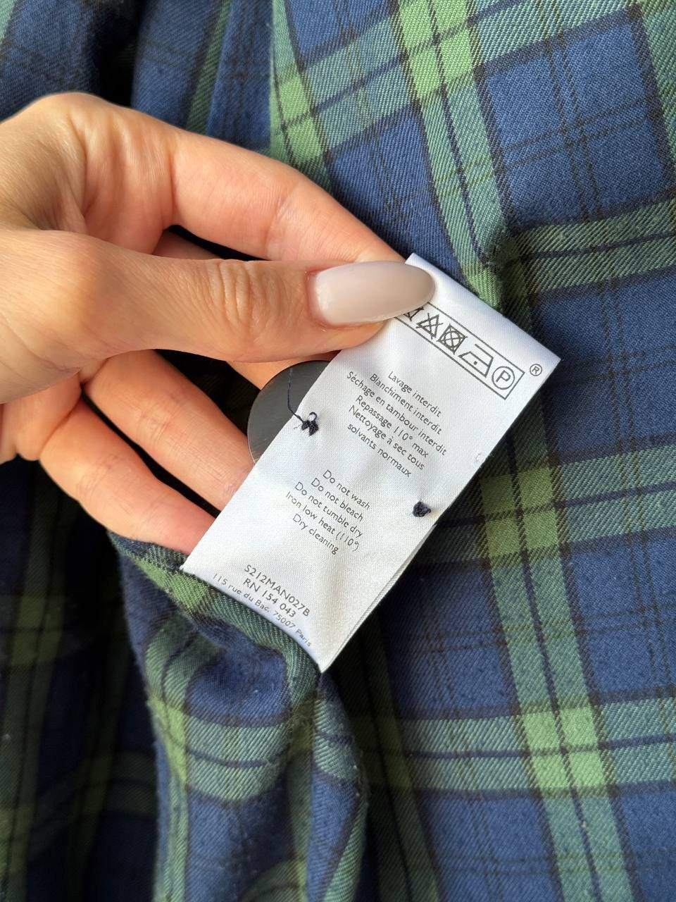 Sezane Sezane Leo Coat wool short in mint Blue SZ36 bust 46in over Size S / US 4 / IT 40 - 5 Thumbnail