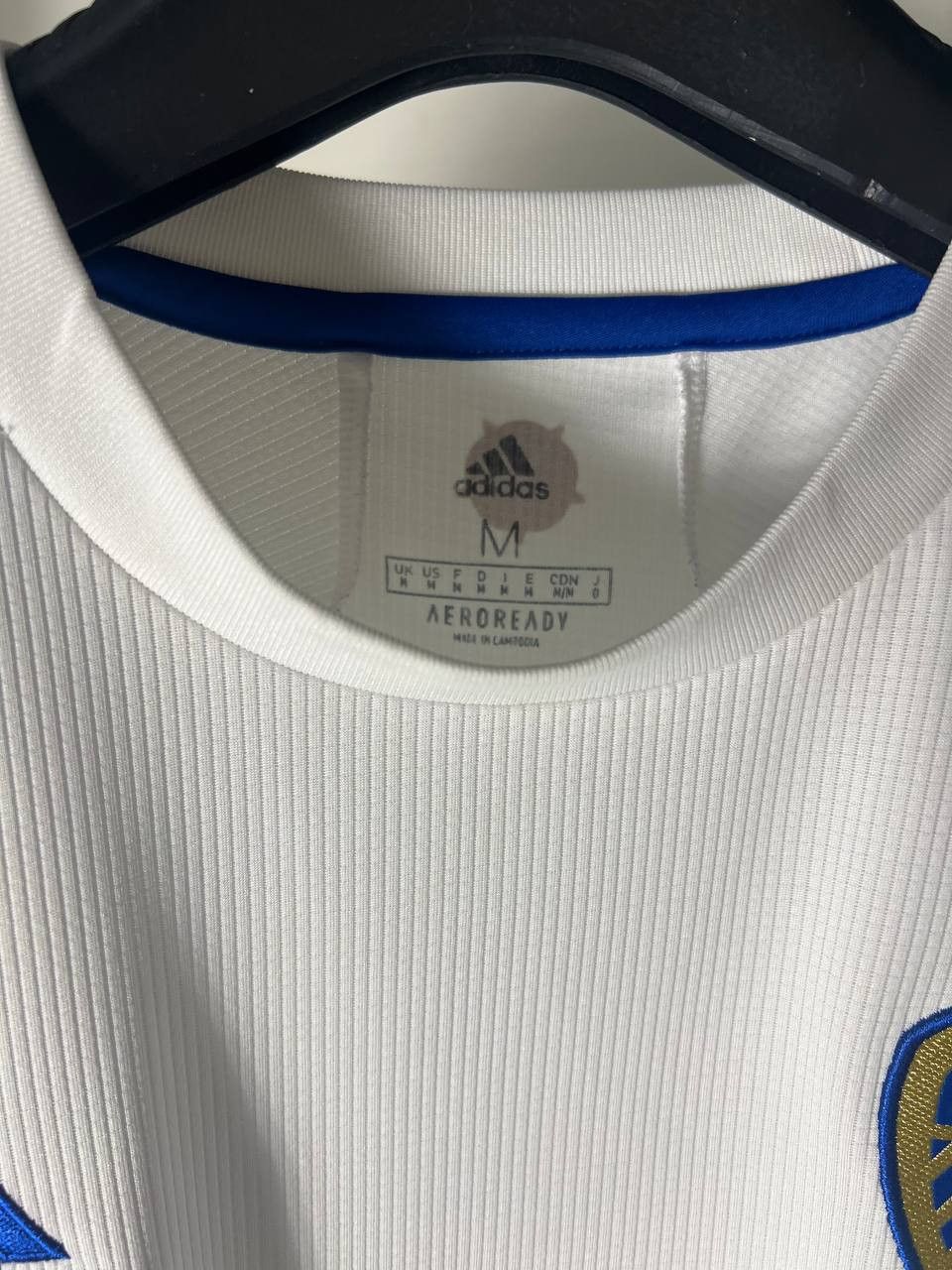 Vintage VERY RARE ADIDAS FC LEEDS UNITED ENGLAND SOCCER JERSEY RETRO Size US M / EU 48-50 / 2 - 8 Thumbnail