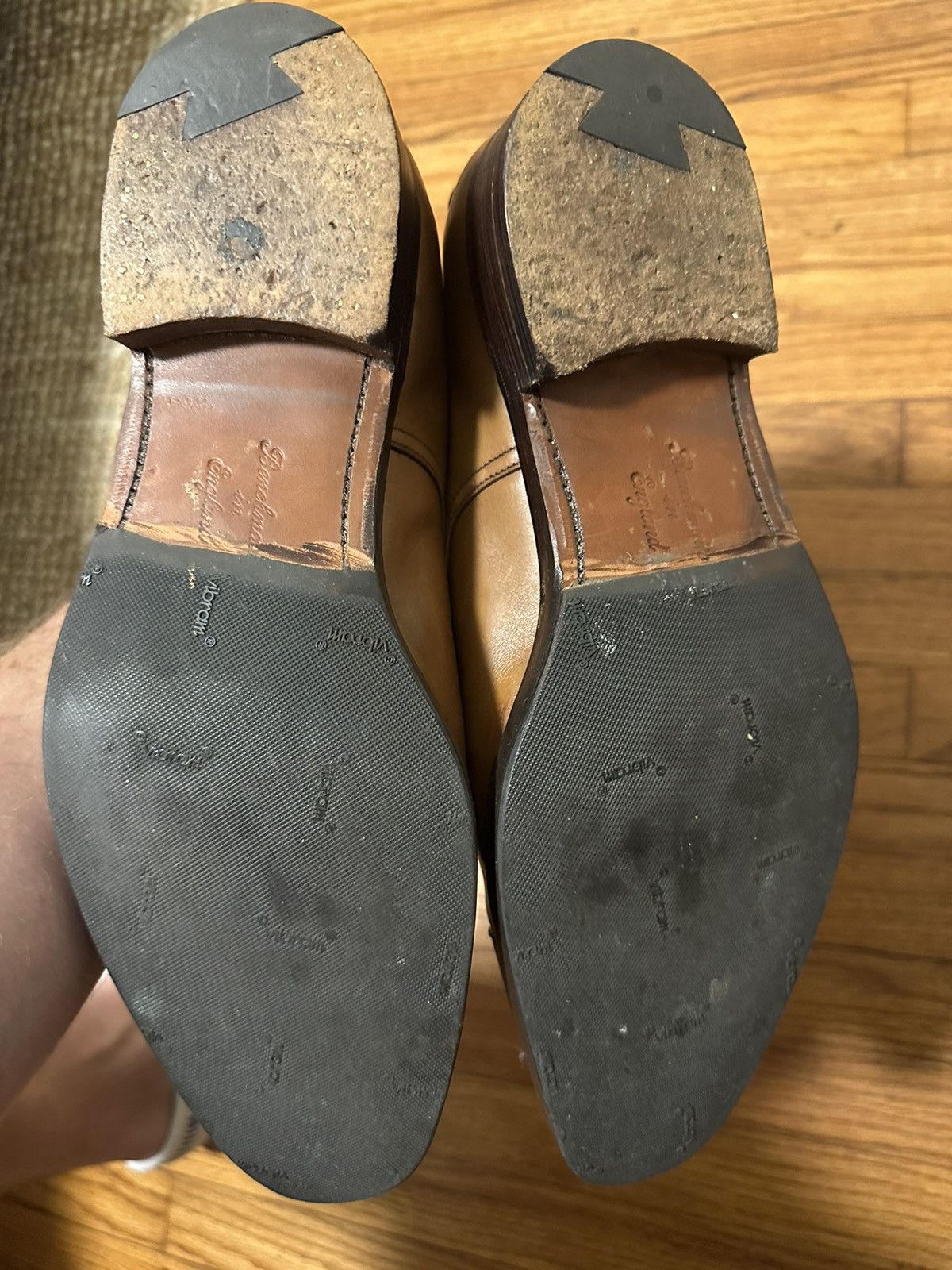 Sid Mashburn SID MASHBURN 9.5D DOUBLE MONK STRAP MADE IN ENGLAND Vibram Size US 9.5 / EU 42-43 - 5 Thumbnail