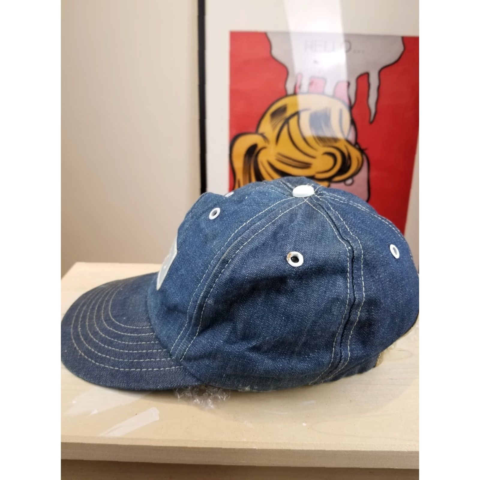 Ford VINTAGE 70's FORD TRUCK DENIM SNAPBACK HAT Cap United States Denim 70s Ford Truck Snapback Hat Mens/Womens? Size ONE SIZE - 4 Thumbnail