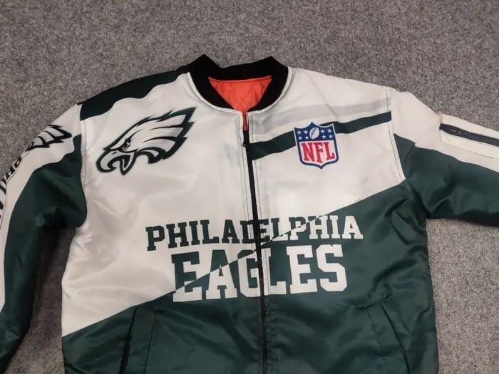 NFL Vintage NFL Philadelphia Eagles Champions Logo Bomber jacket Size US S / EU 44-46 / 1 - 8 Thumbnail