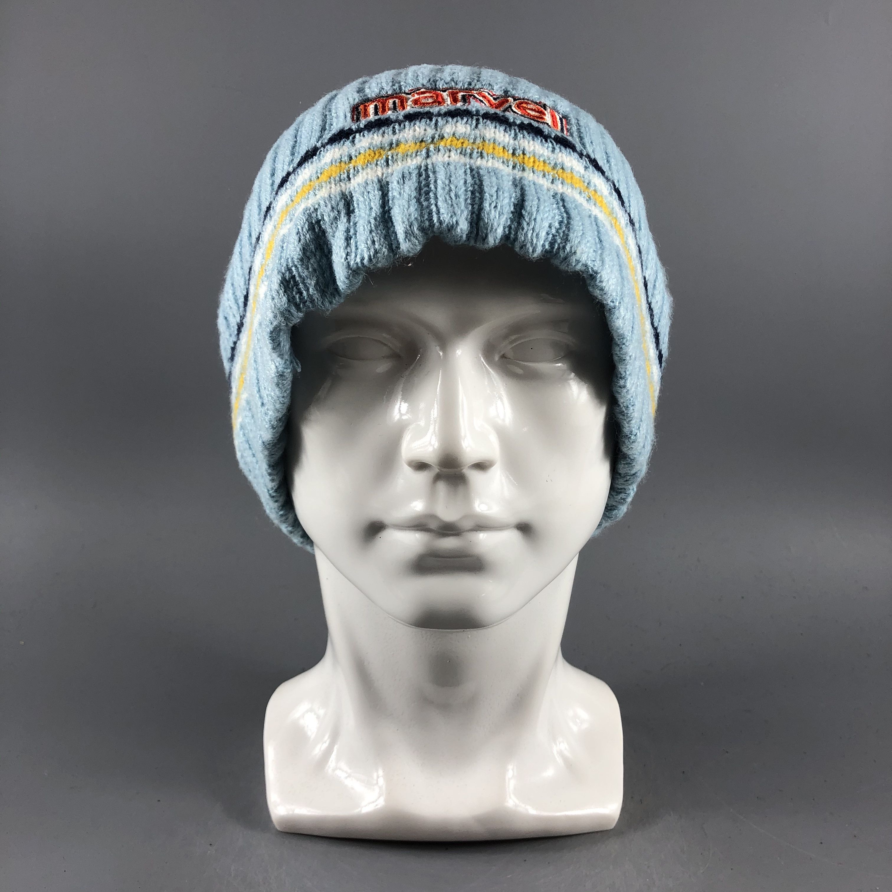 Marvel Comics × Vintage Marvel 1998 Beanie Snow Hat Snow Cap -D541 Size ONE SIZE - 8 Thumbnail