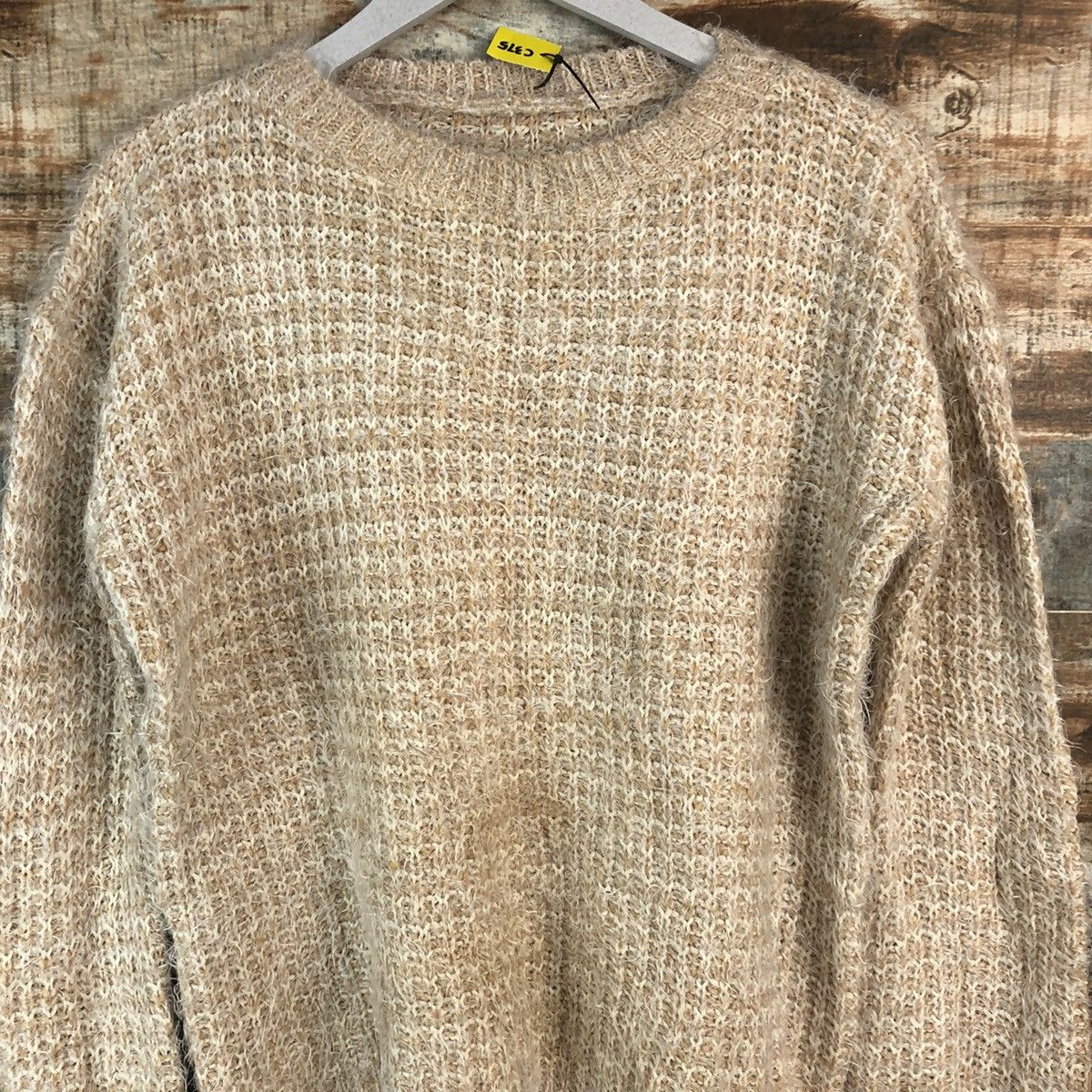 Homespun Knitwear DLL Park Girl Brown shaggy fur Mohair Knitwear #C375 Size M / US 6-8 / IT 42-44 - 5 Thumbnail