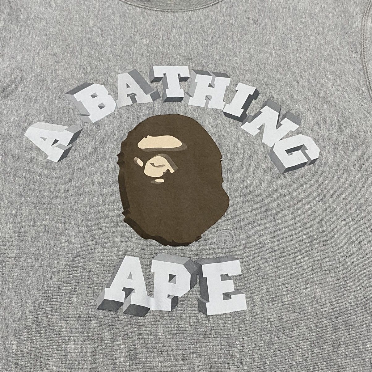Bape Bape College Logo Crewneck Size US L / EU 52-54 / 3 - 2 Thumbnail