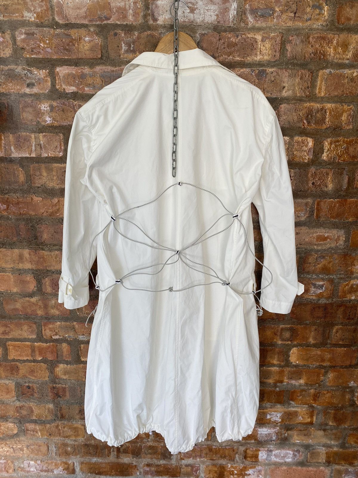 Issey Miyake SS04 ISSEY MIYAKE Bungee Cord Long Raincoat Size US M / EU 48-50 / 2 - 18 Thumbnail