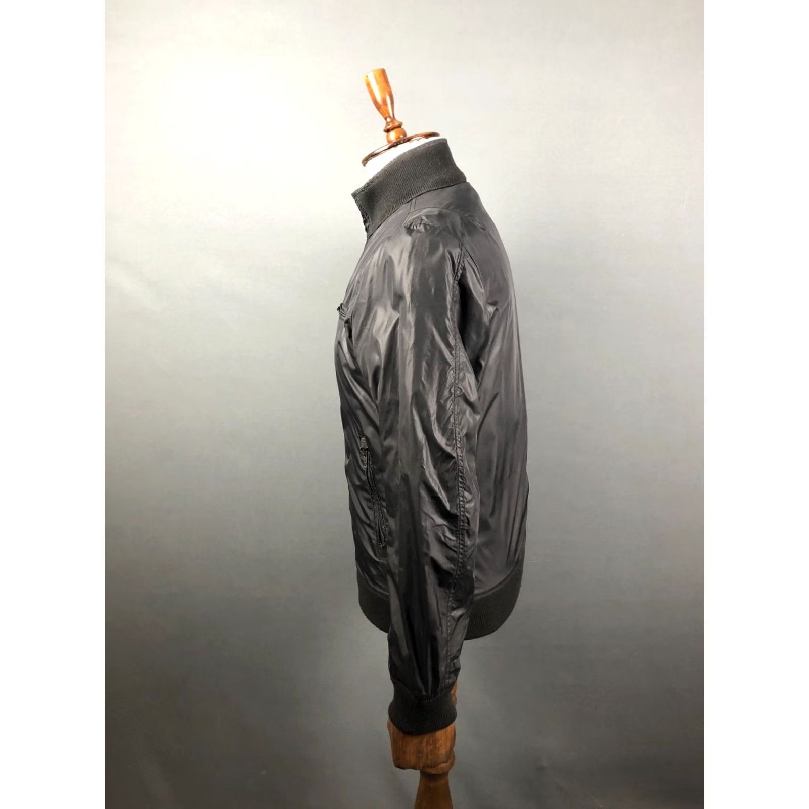 Diesel Diesel Windbreaker Jacket Full Zip Nylon Black M Mens Size US M / EU 48-50 / 2 - 2 Thumbnail