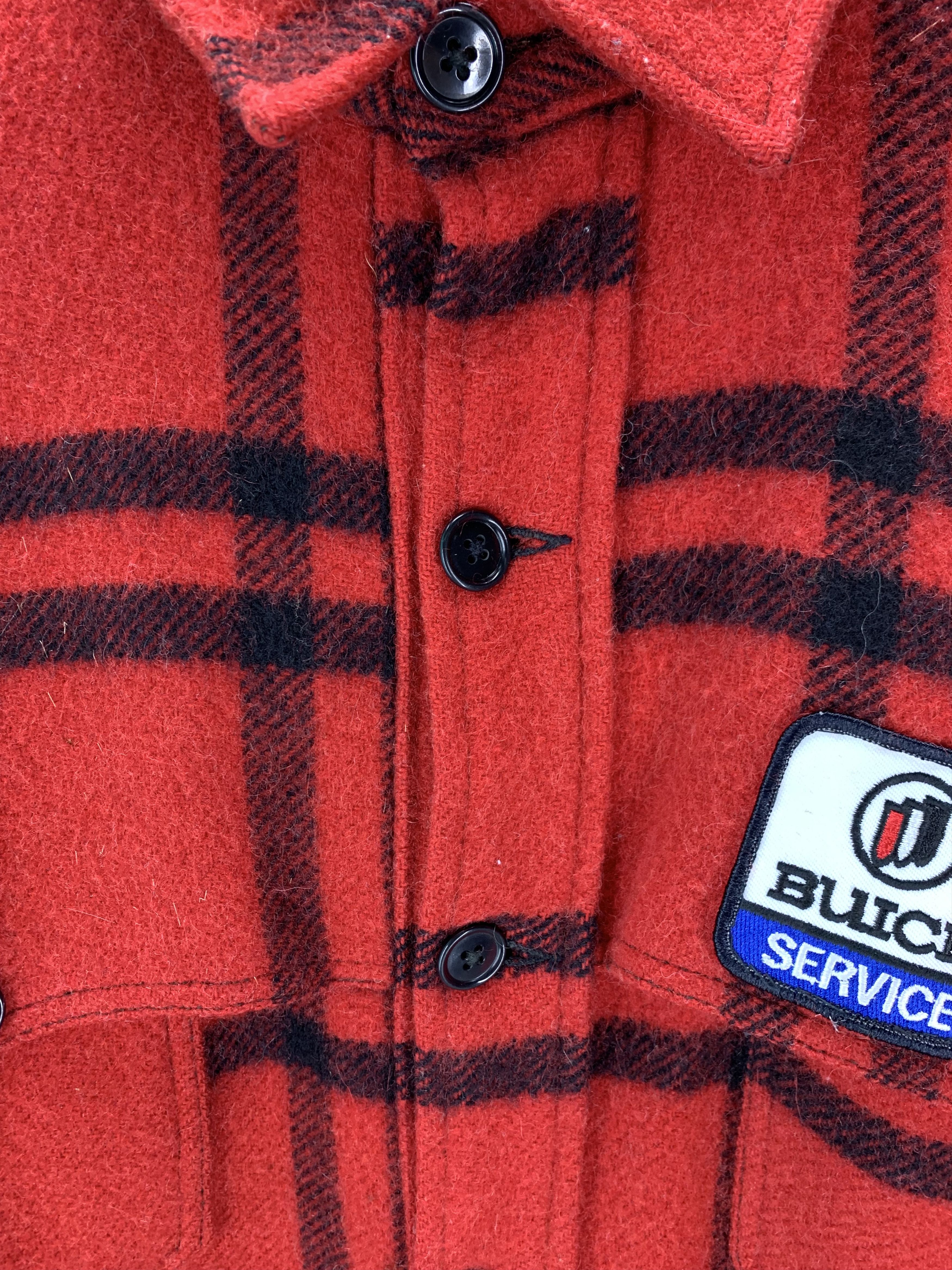 Woolrich Woolen Mills Vintage Woolrich Thick Wool Shirt Jacket Size US M / EU 48-50 / 2 - 2 Thumbnail