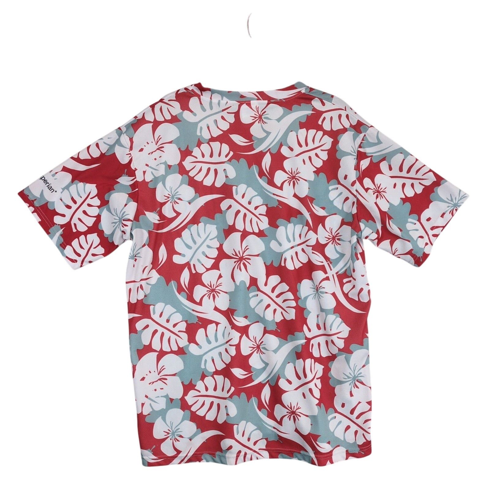 MLB Kloanz Los Angeles Angels Mens XL Red Hawaiian V-Neck Jersey Size US XL / EU 56 / 4 - 3 Thumbnail
