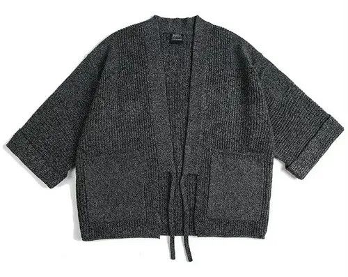 Japanese Brand Kitamura x Emi Retro fashion knit kimono cardigan jacket Size US M / EU 48-50 / 2 - 6 Thumbnail