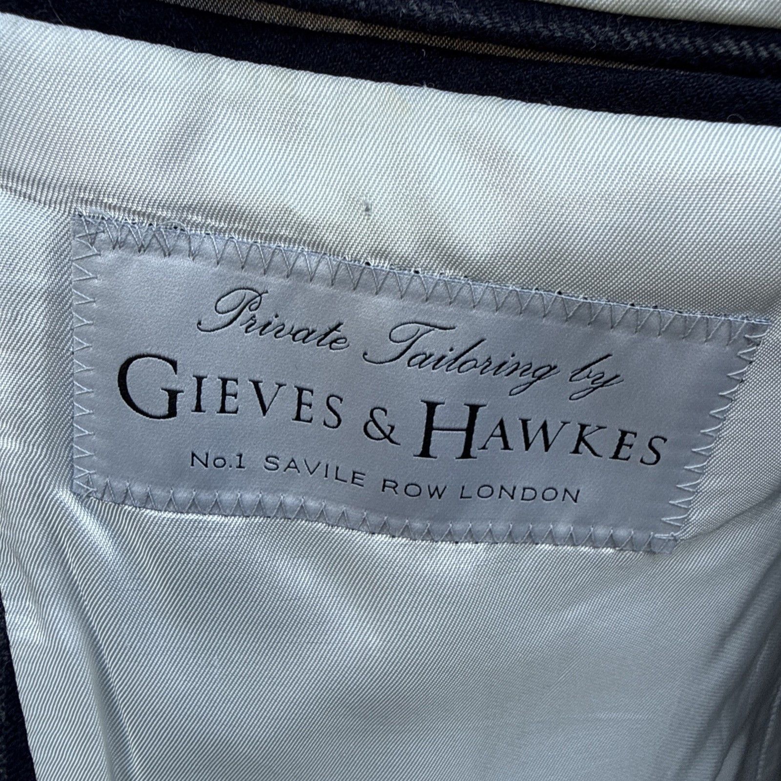 Gieves & Hawkes Bespoke Gieves & Hawkes Private Chalk Stripe Jacket Size 42L - 10 Thumbnail