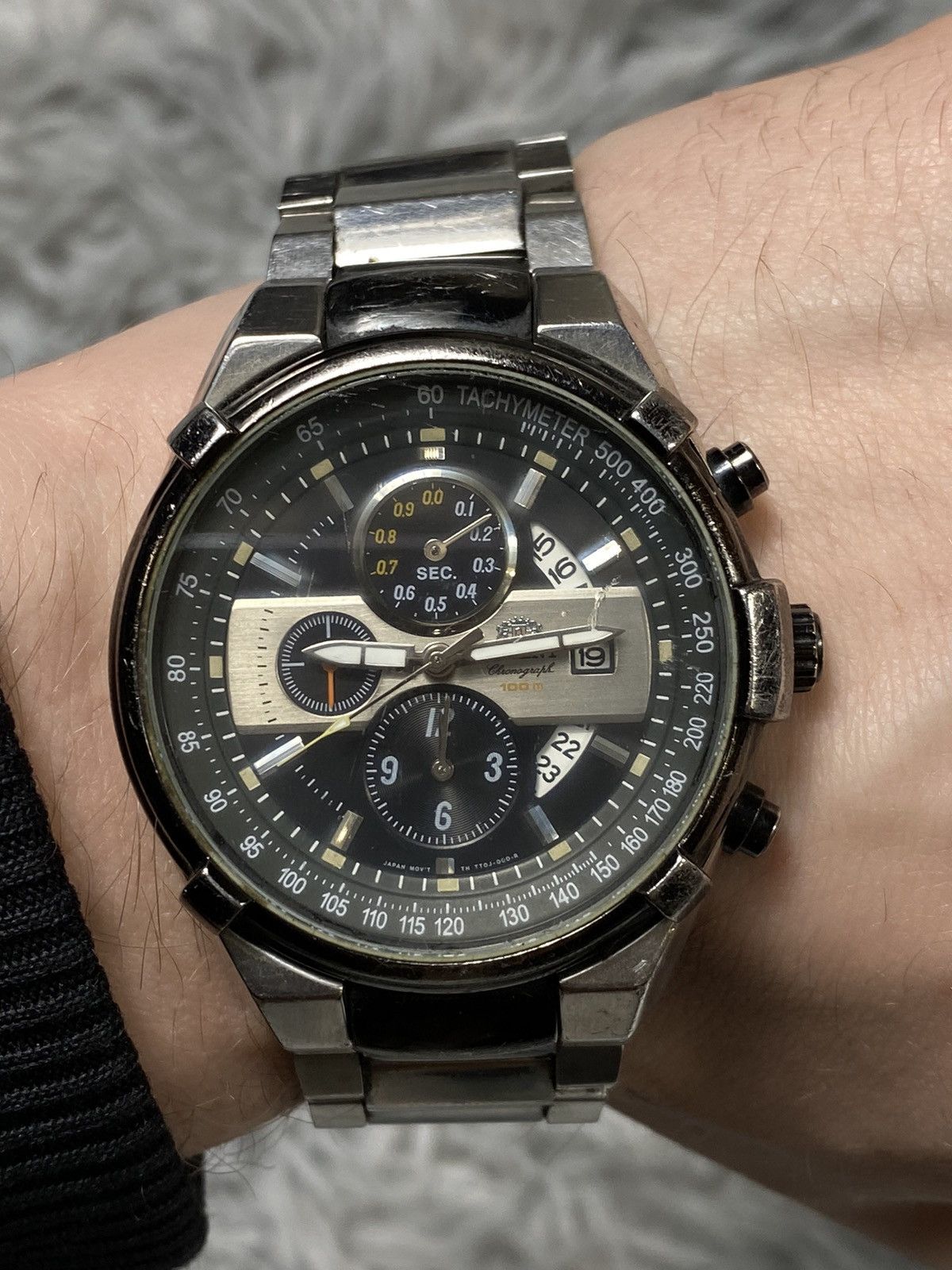 Orient × Vintage Orient Chronograph 100M Classic Style Japanese Brand Size ONE SIZE - 17 Thumbnail