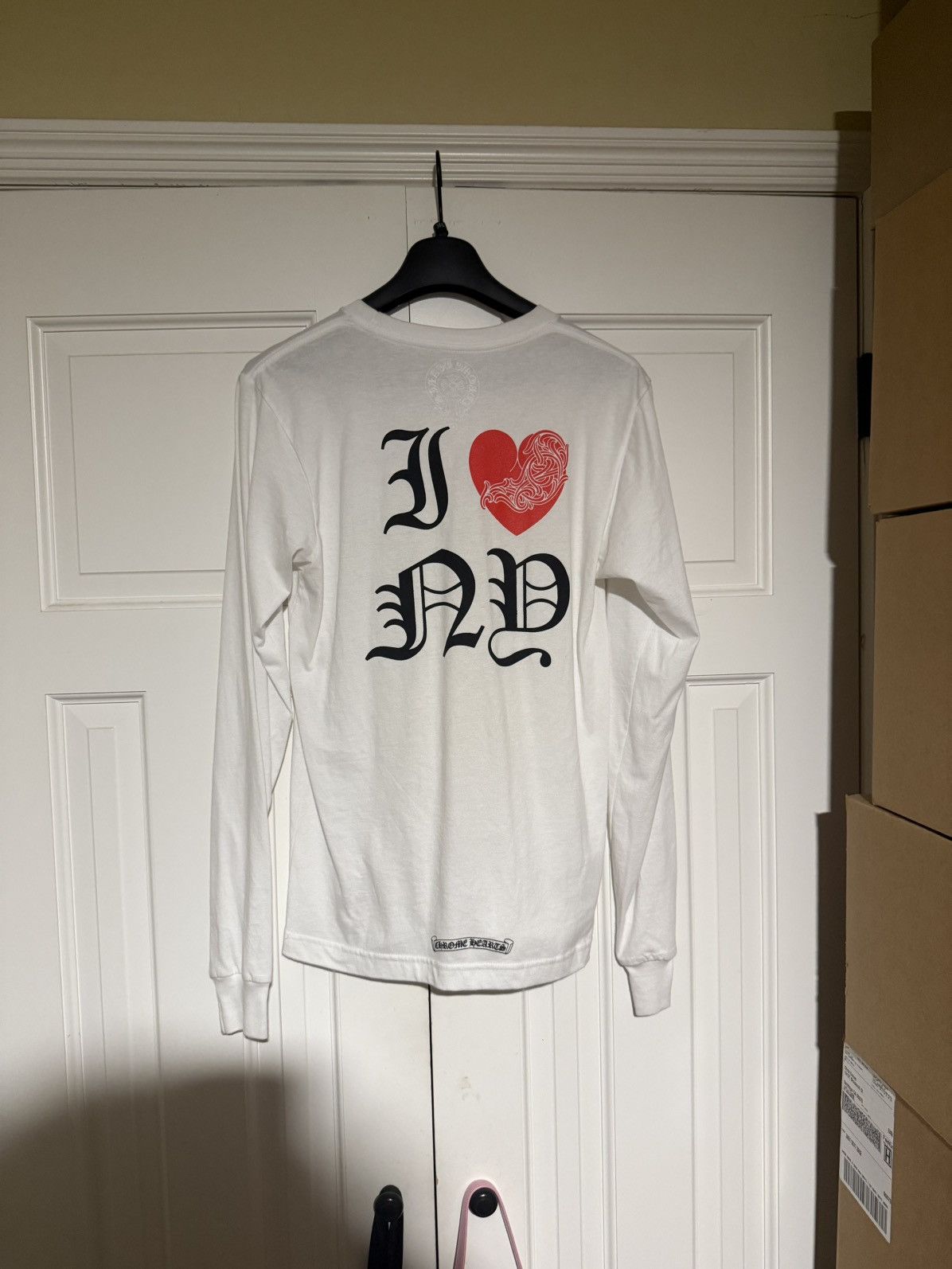 Chrome Hearts Chrome Hearts White I Love New York Longsleeve Size US S / EU 44-46 / 1 - 2 Thumbnail