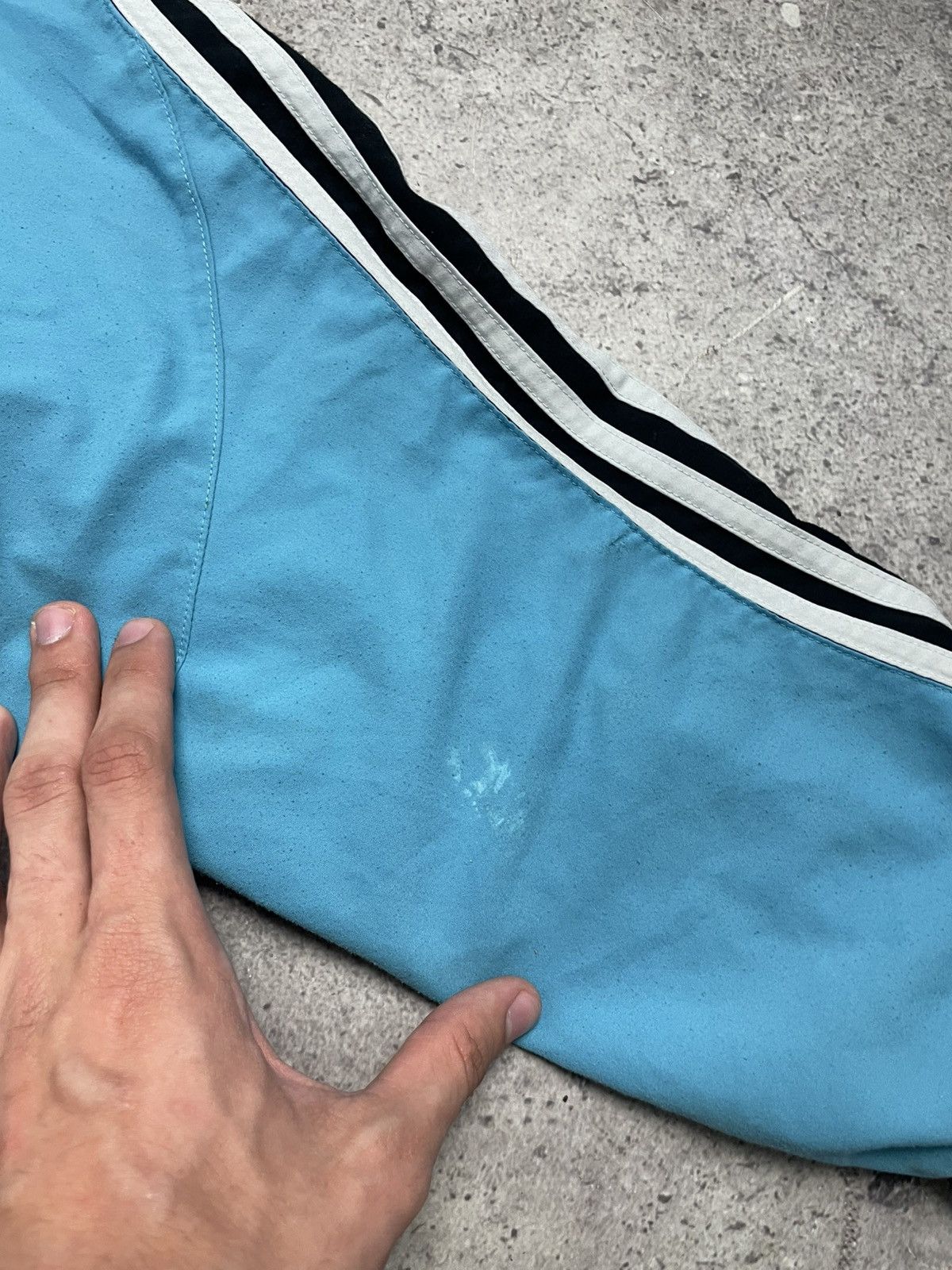 Adidas Vintage Adidas Marseille Nylon Olympic Jacket Y2K Size US S / EU 44-46 / 1 - 8 Thumbnail