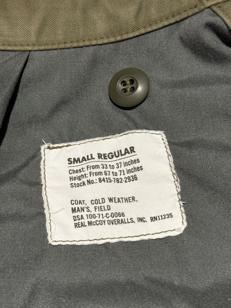 The Real McCoy's The Real Mccoy's Taxi driver's m-65 jacket Rare and out-of- Size US S / EU 44-46 / 1 - 8 Thumbnail