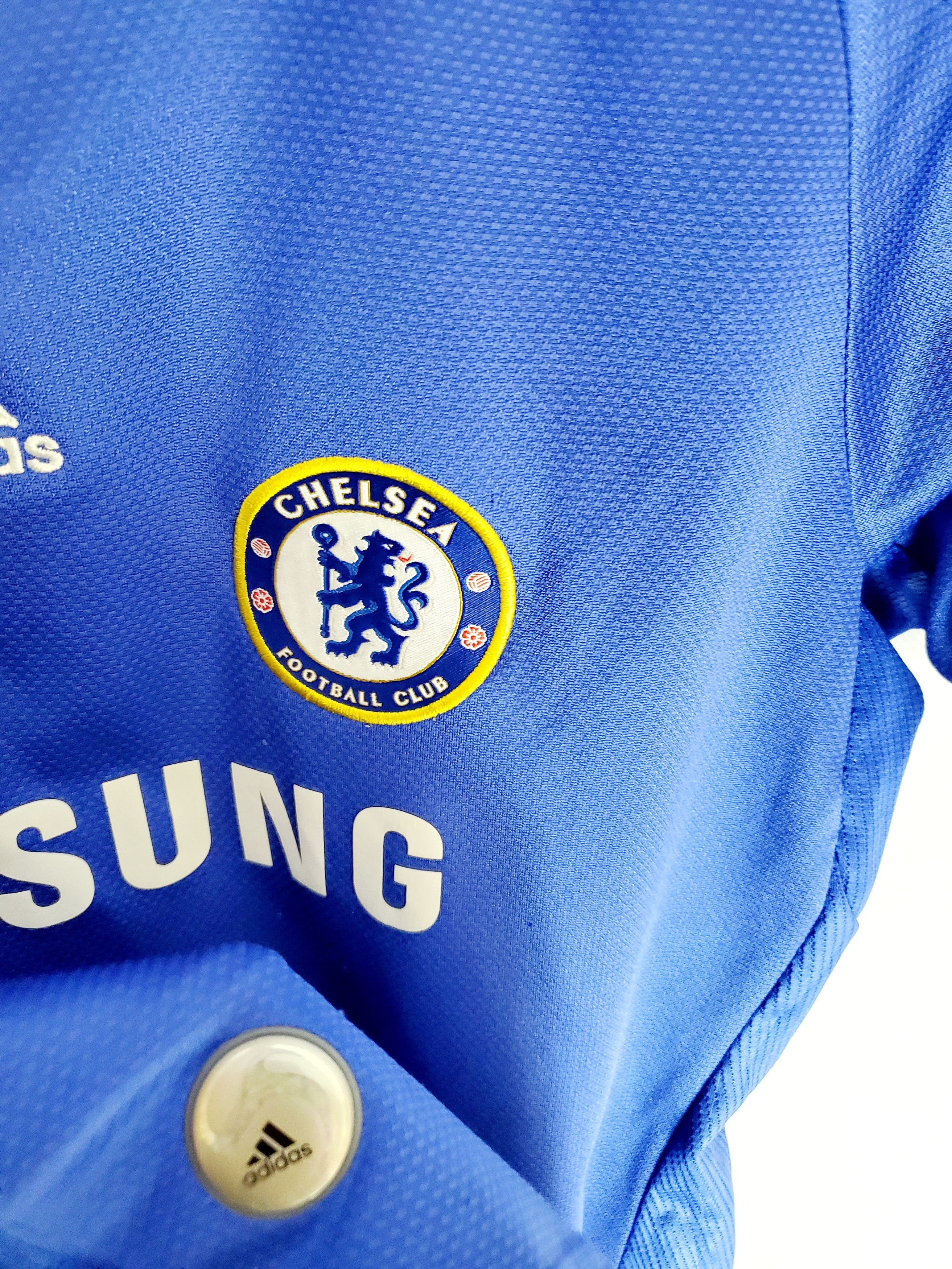 Adidas × Chelsea Soccer 2008-09 Chelsea adidas Womens Home Shirt J.Cole #10 M Size M / US 6-8 / IT 42-44 - 6 Thumbnail