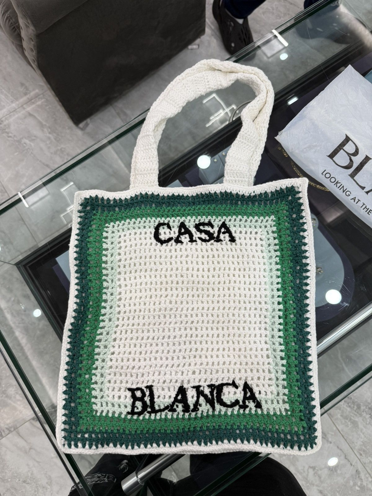 Casablanca Casablanca Knitted Tote Bag Size ONE SIZE - 3 Thumbnail