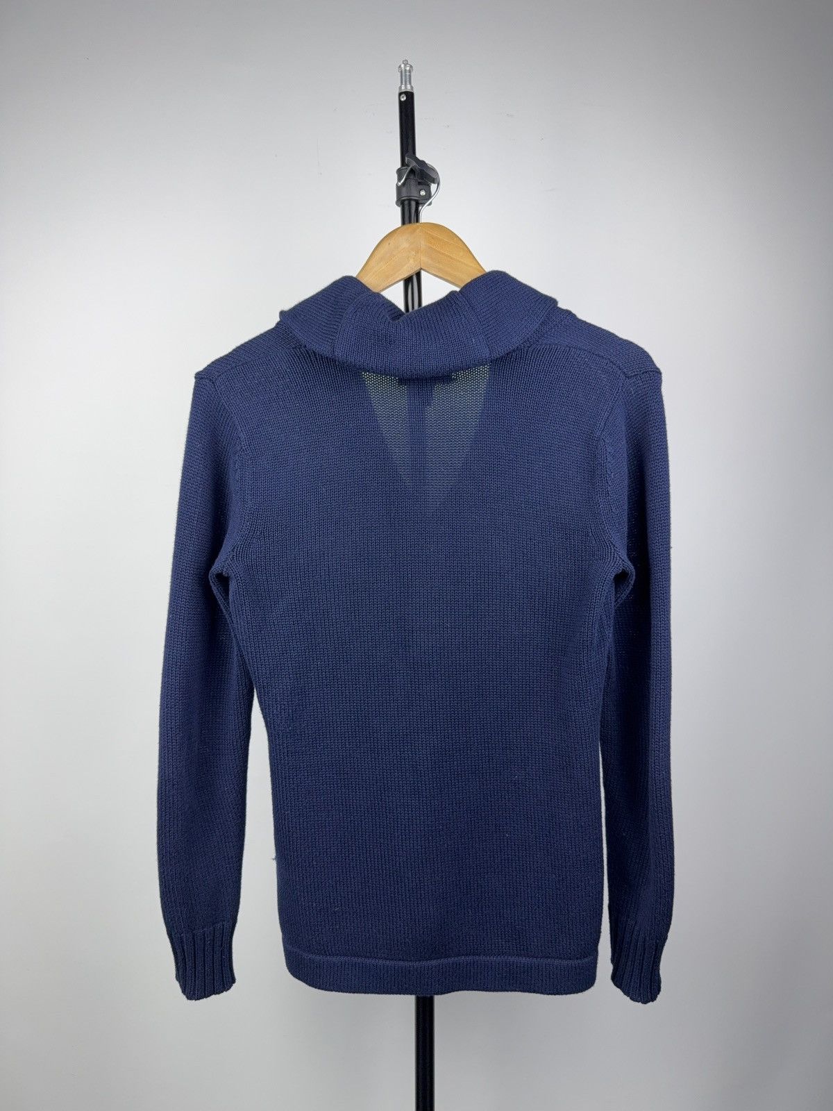 Polo Ralph Lauren 00s Ralph Lauren Jeans Co Crest Shawl Collar Knit Cardigan Size XS / US 0-2 / IT 36-38 - 10 Thumbnail