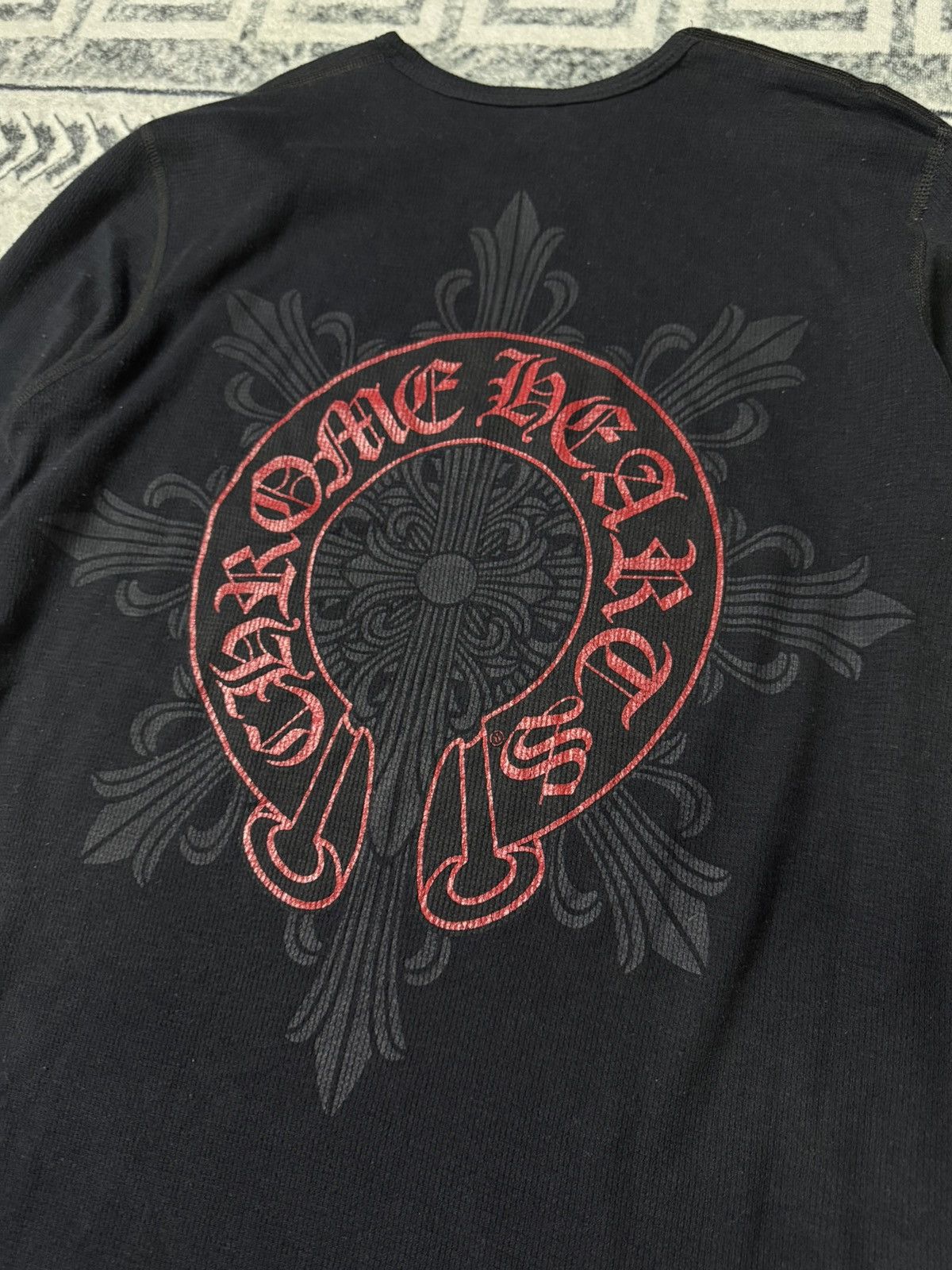 Chrome Hearts RARE! FLORAL SCROLL THERMAL LONG SLEEVE Size US M / EU 48-50 / 2 - 5 Thumbnail