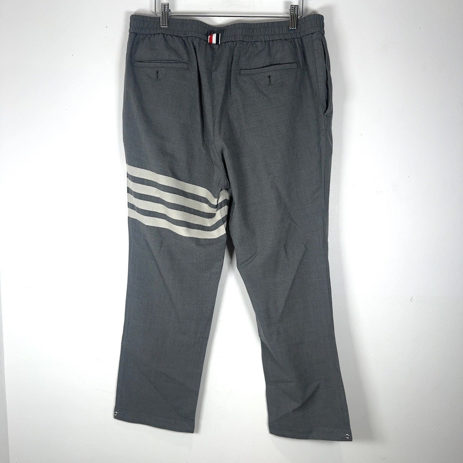 Thom Browne Thom Browne Woostered Woven Wool 4-Bar Pants Size US 32 / EU 48 - 6 Thumbnail