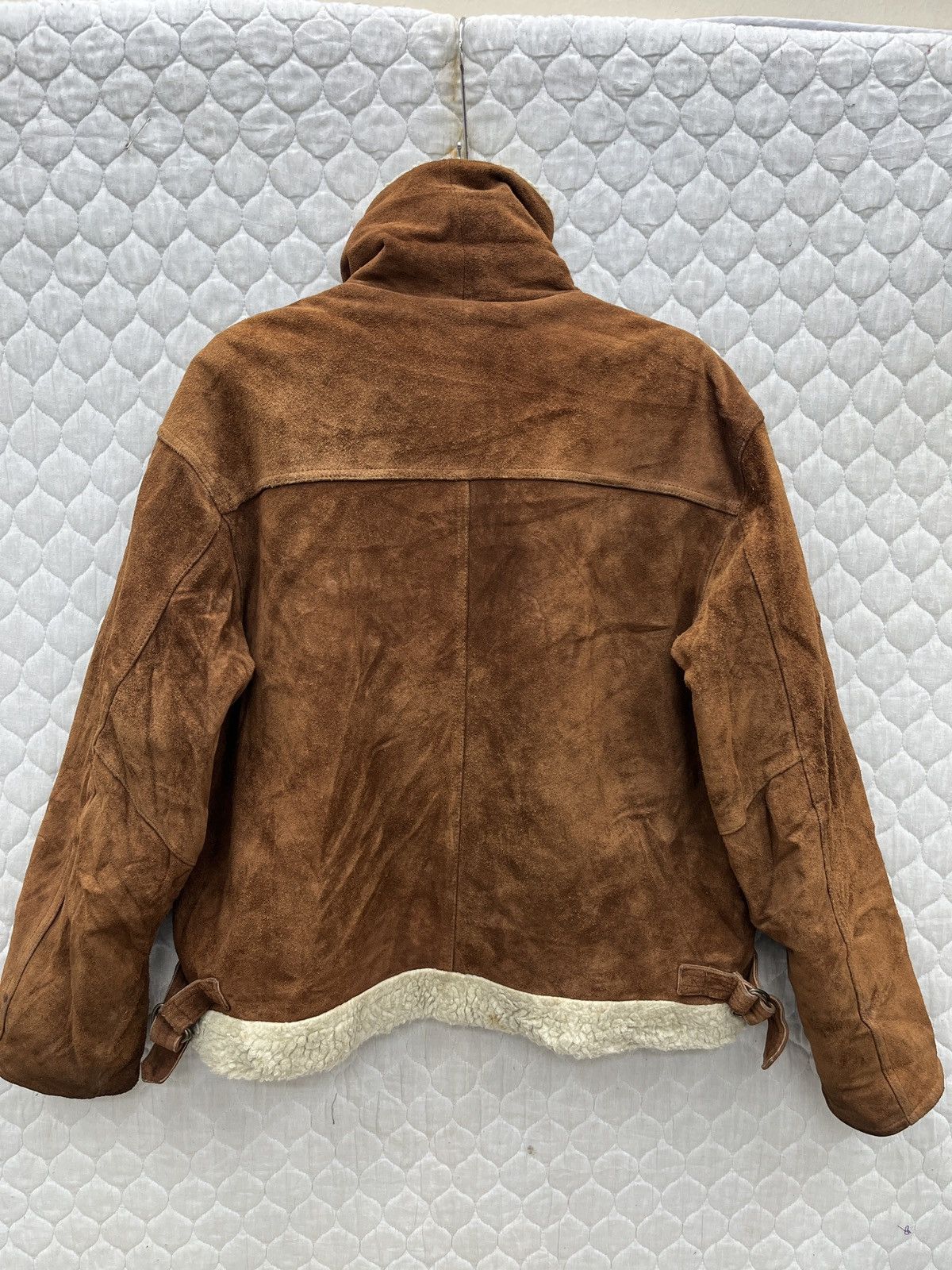 Vintage 🔥🔥🔥ARCHIVE CREATION CUBE LEATHER SHEARLING JACKET Size US L / EU 52-54 / 3 - 4 Thumbnail