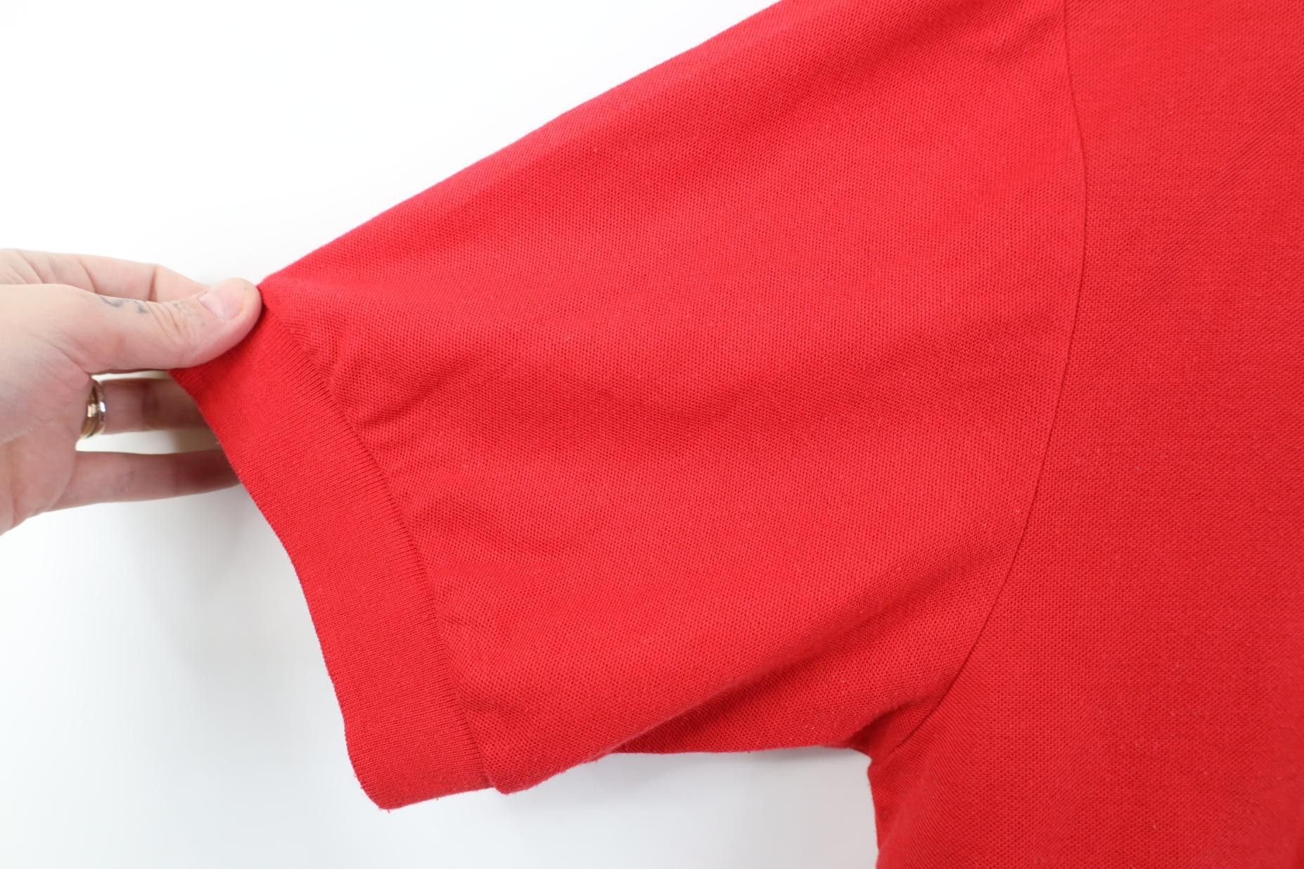 Levi's Vintage 80s Levis Spell Knit Collared Golf Polo Shirt Red Size US XL / EU 56 / 4 - 7 Thumbnail