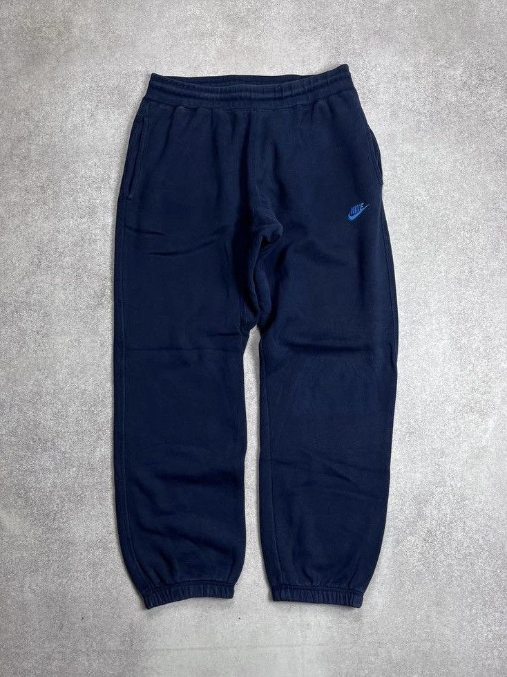 VINTAGE NIKE SWOOSH COTTON TN SKEPTA STYLE TRACK PANTS Y2K L