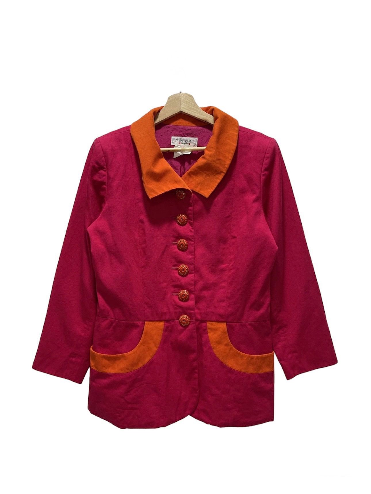 Yves Saint Laurent YSL RIVE GAUCHE CASUAL BLAZER JACKET Size M / US 6-8 / IT 42-44 - 1 Thumbnail