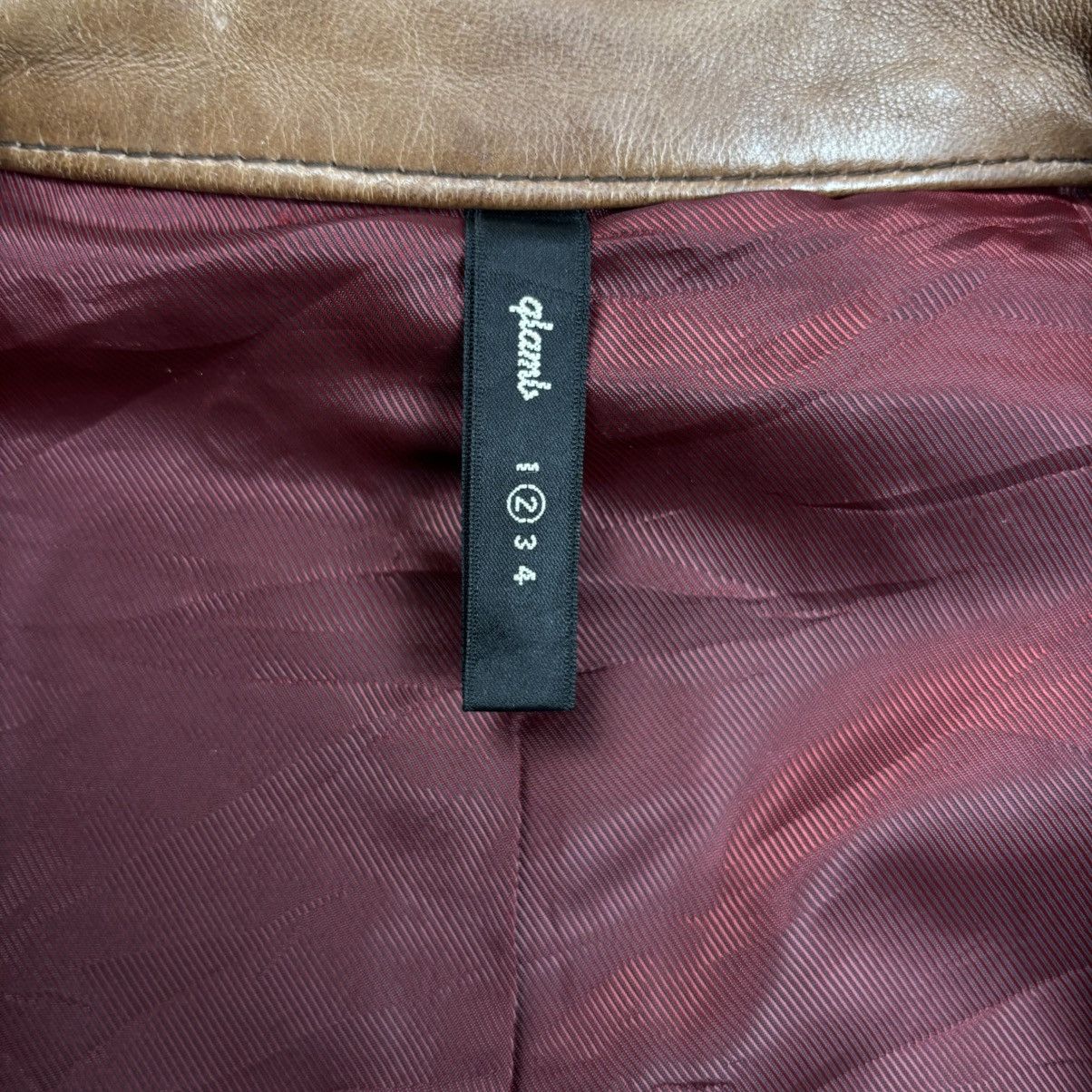 Ekam 2000s Glamb - Asymetical Zips Leather Jacket Size US M / EU 48-50 / 2 - 8 Thumbnail