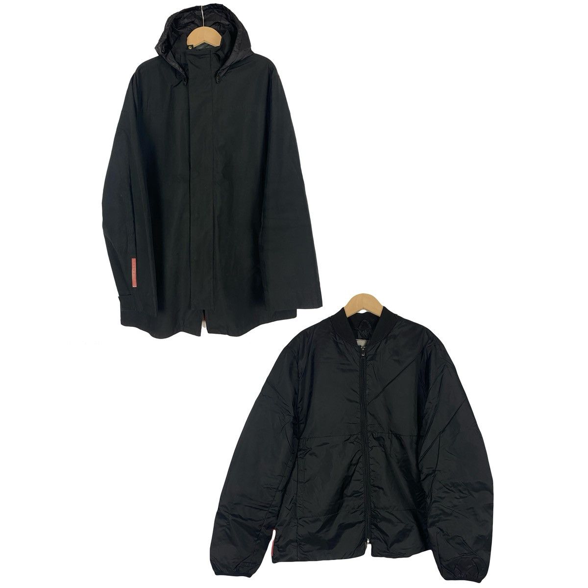 Prada 2-in-1 Prada Jacket & Coat black Size 50 Size US M / EU 48-50 / 2 - 1 Thumbnail