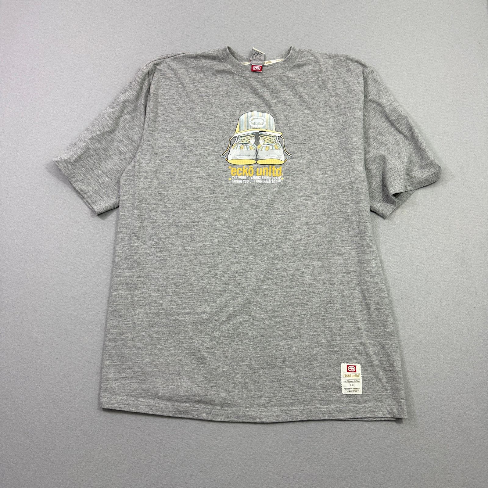 Ecko Unltd. Vintage Ecko Unltd Graphic Shirt Men's 2XL Gray y2k Grunge Size US XXL / EU 58 / 5 - 1 Thumbnail